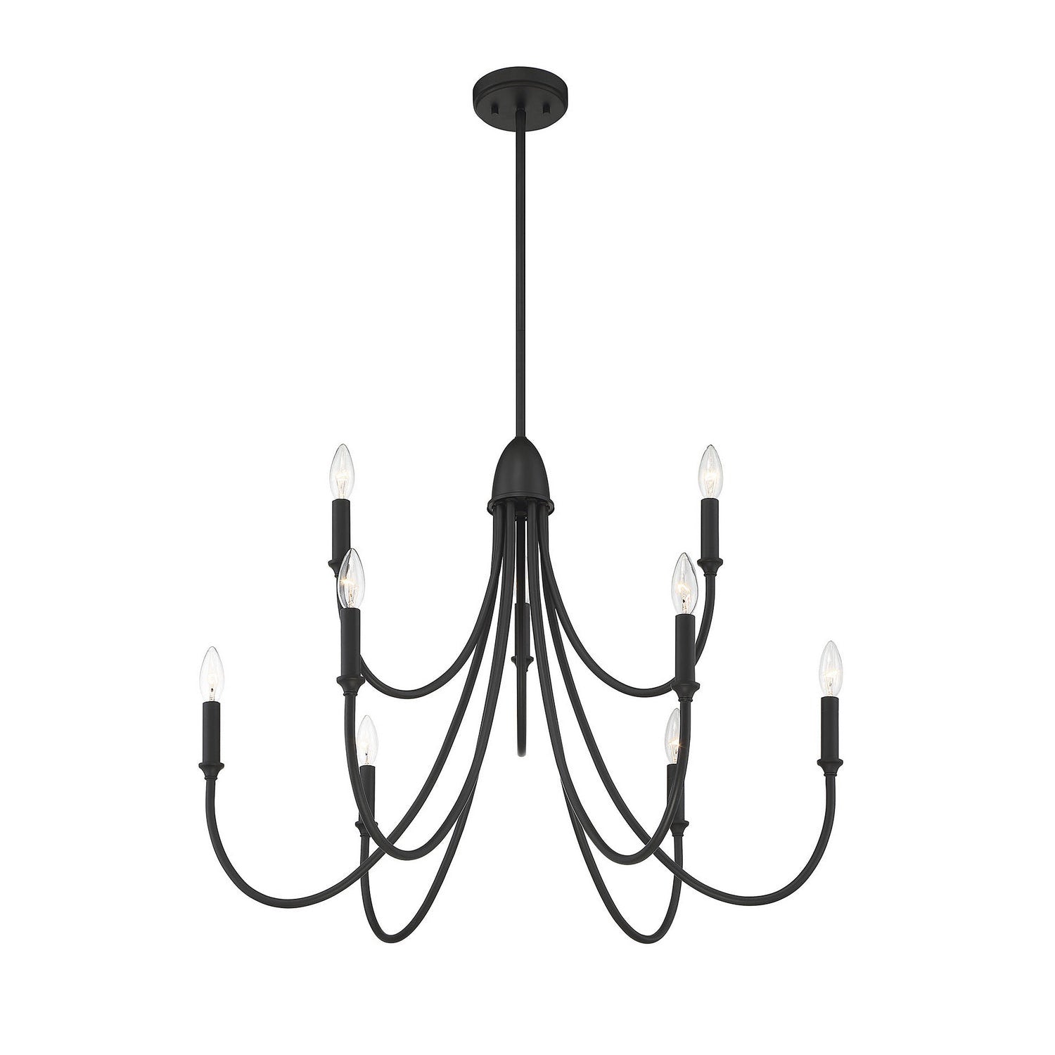 Lumin Premium Vintage Industrial Fabric Metal Chandelier - Lamp Copper