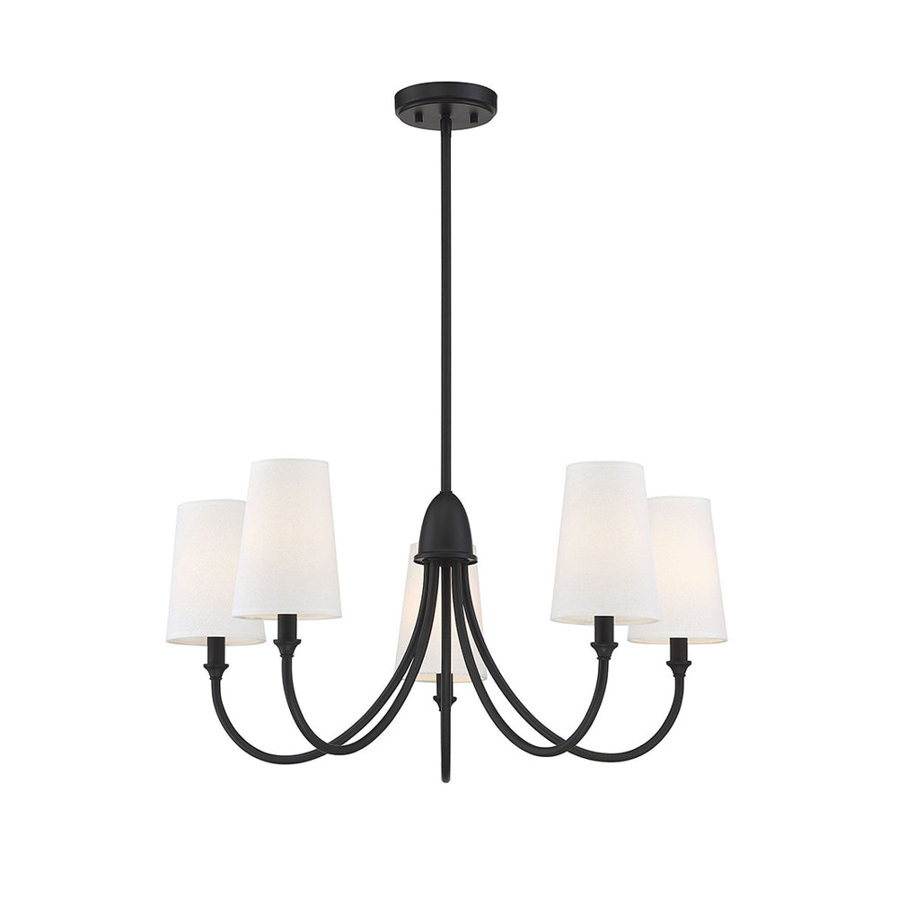 Lumin Premium Vintage Industrial Fabric Metal Chandelier - Lamp Copper