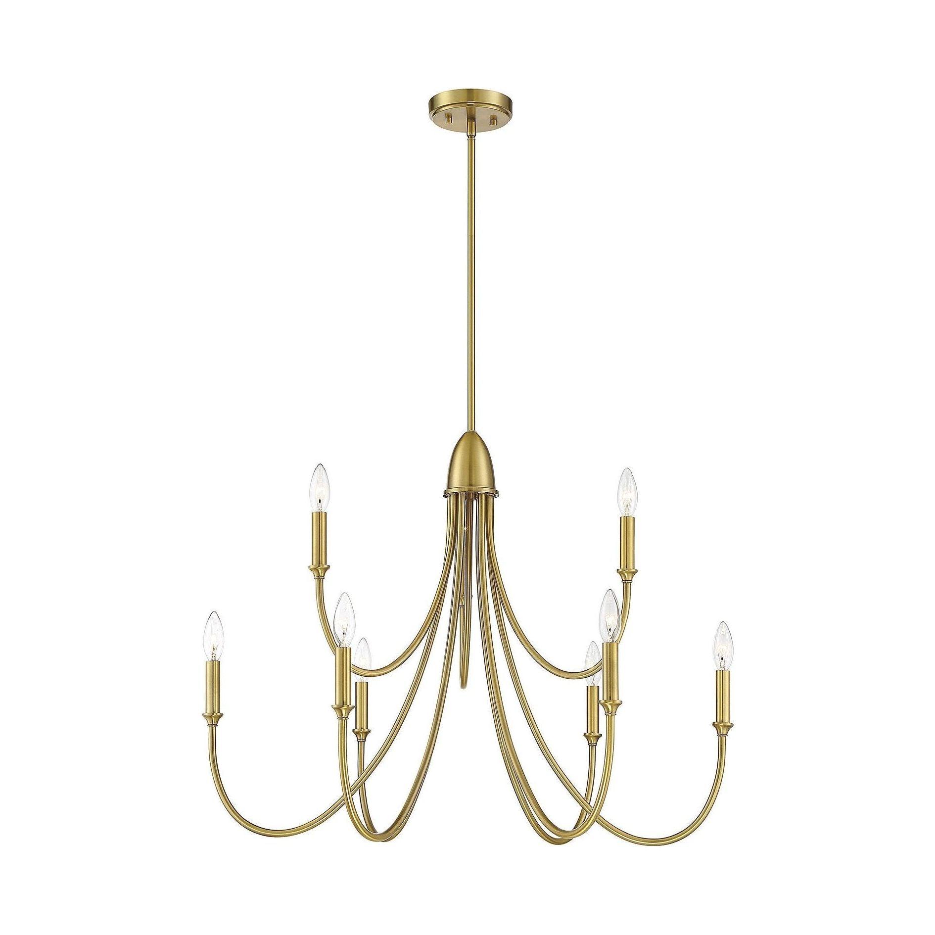 Lumin Premium Vintage Industrial Fabric Metal Chandelier - Lamp Copper
