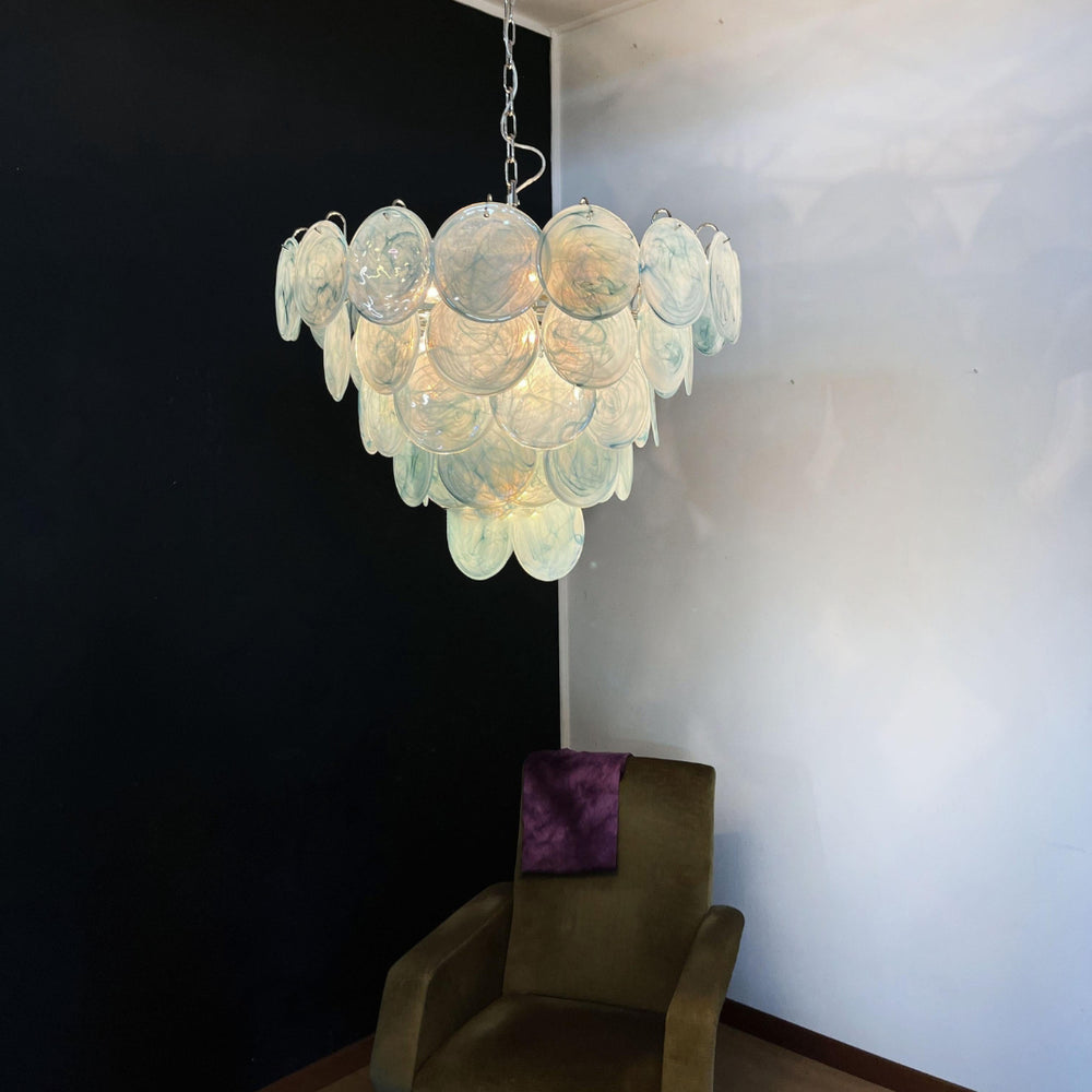 Noctis Premium Elegance Murano Glass Chandelier - Lamp Copper