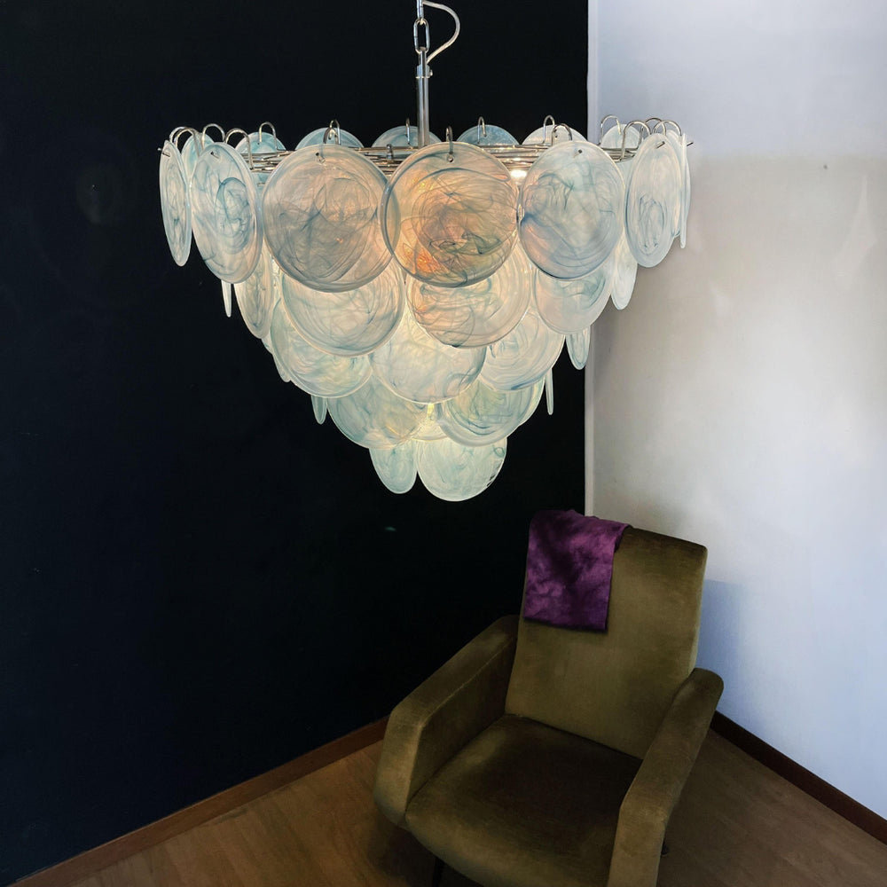 Noctis Premium Elegance Murano Glass Chandelier - Lamp Copper