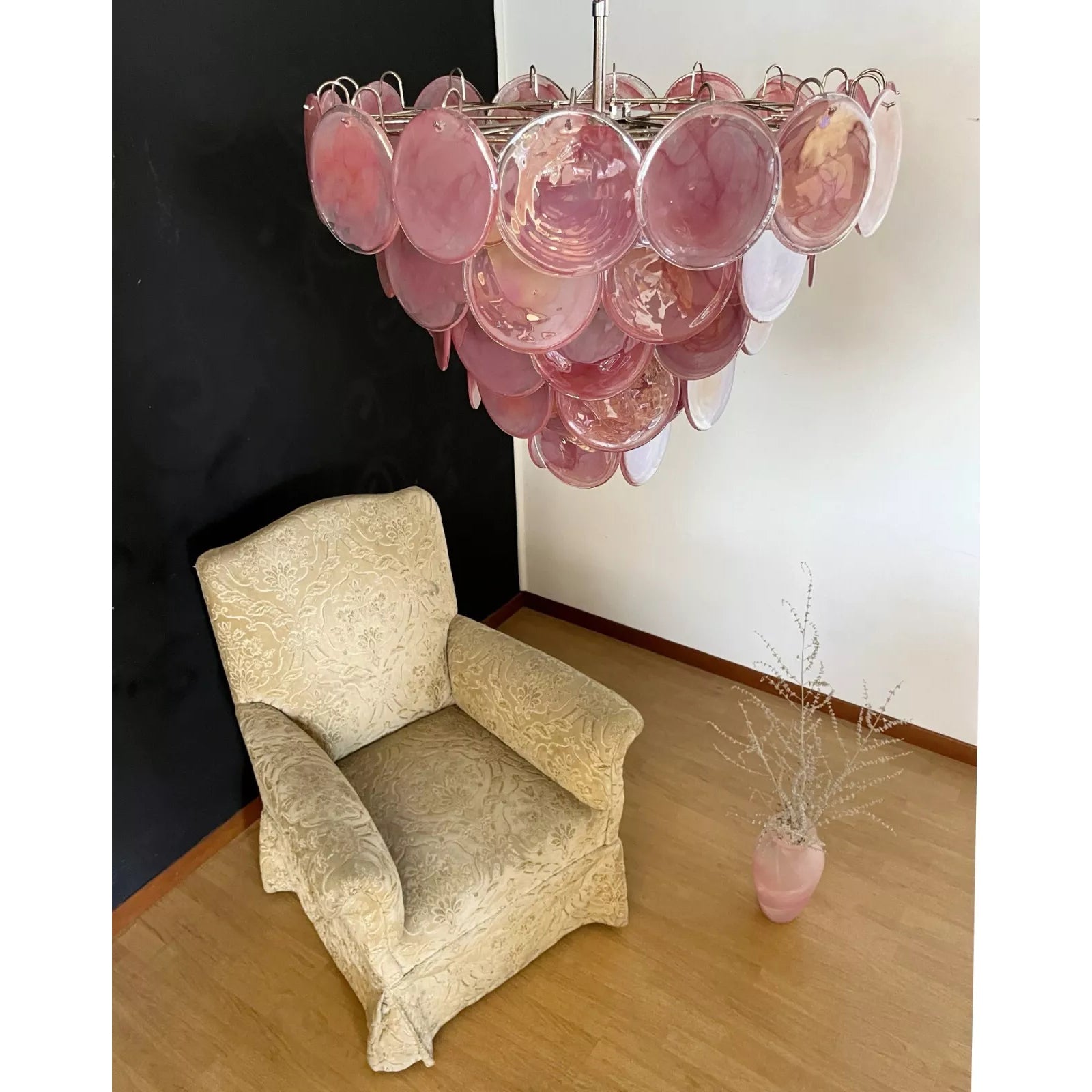 Noctis Premium Elegance Murano Glass Chandelier - Lamp Copper