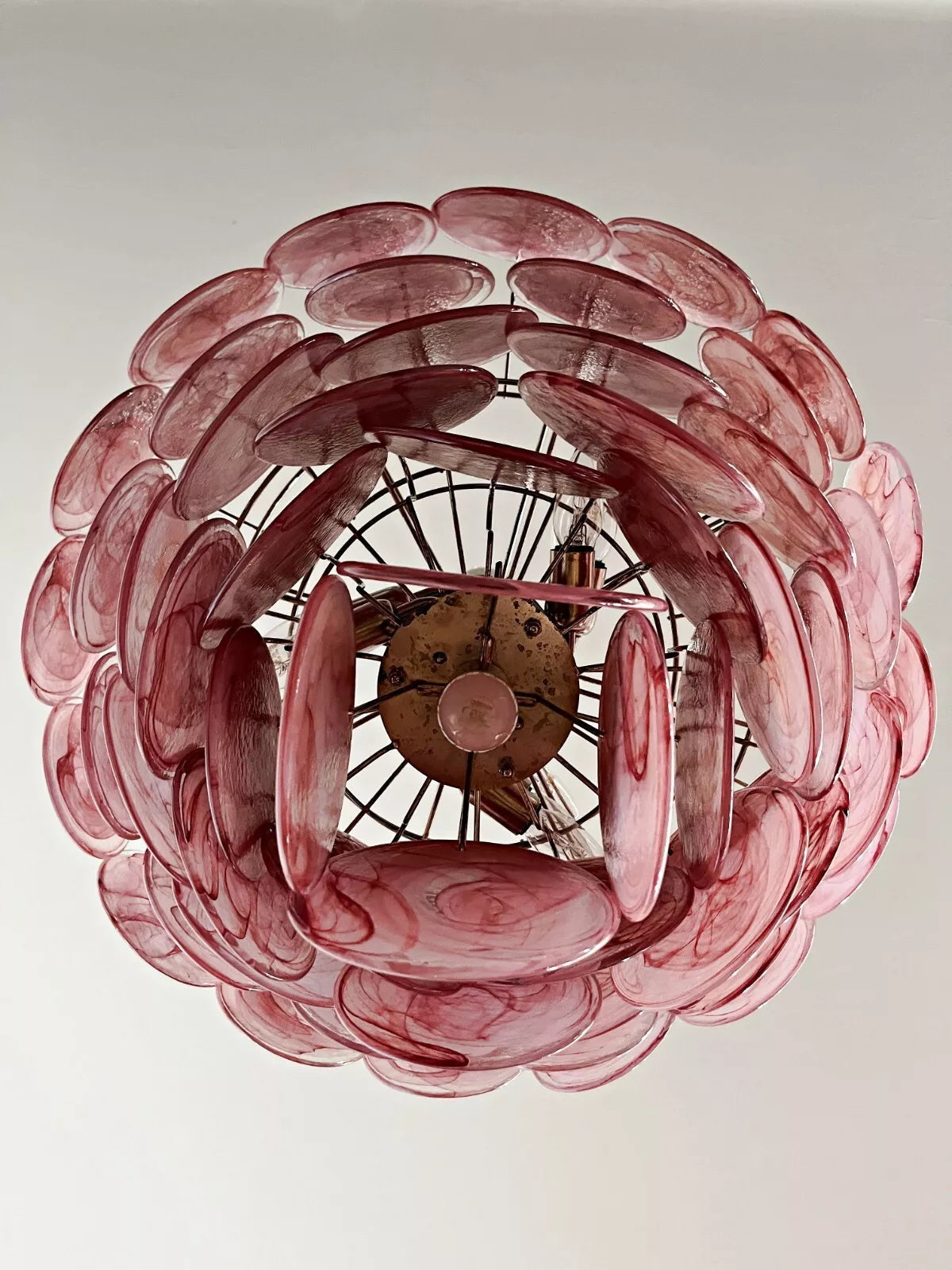 Noctis Premium Elegance Murano Glass Chandelier - Lamp Copper