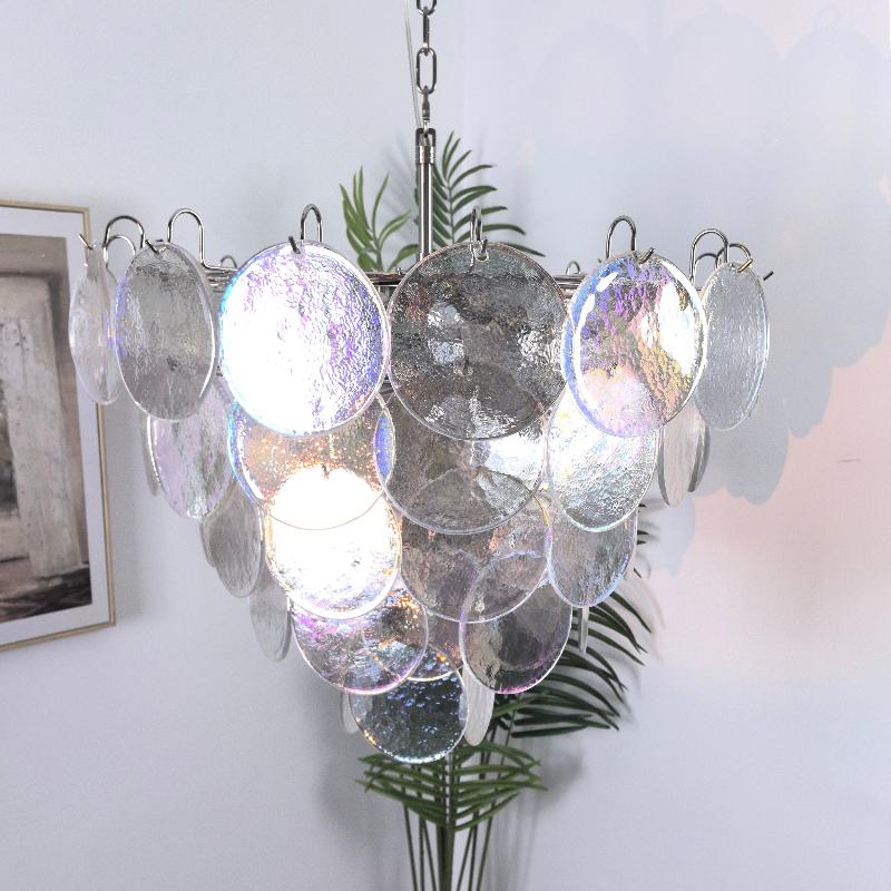 Noctis Premium Elegance Murano Glass Chandelier - Lamp Copper