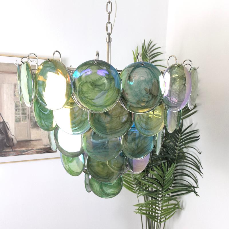 Noctis Premium Elegance Murano Glass Chandelier - Lamp Copper