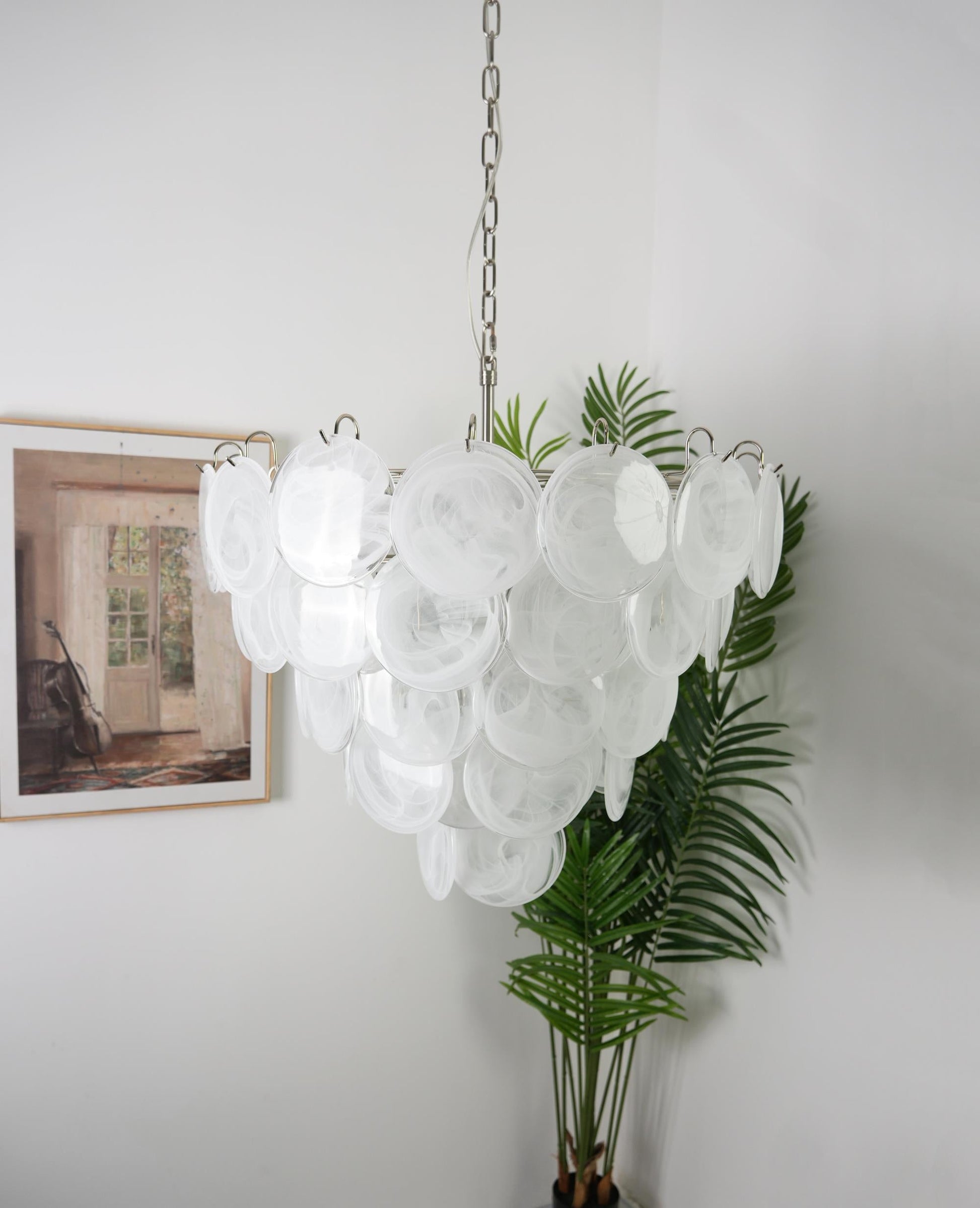 Noctis Premium Elegance Murano Glass Chandelier - Lamp Copper