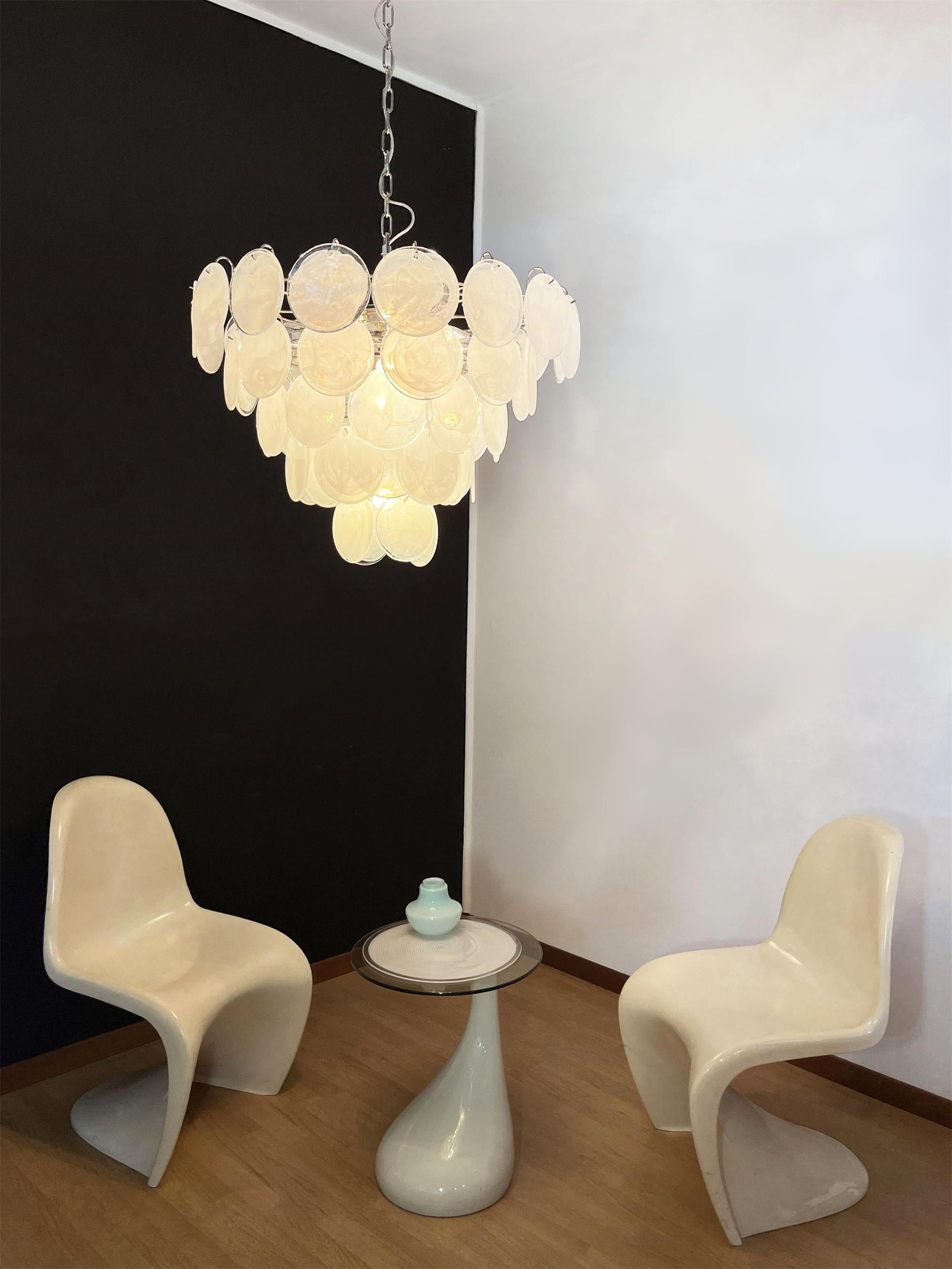 Noctis Premium Elegance Murano Glass Chandelier - Lamp Copper