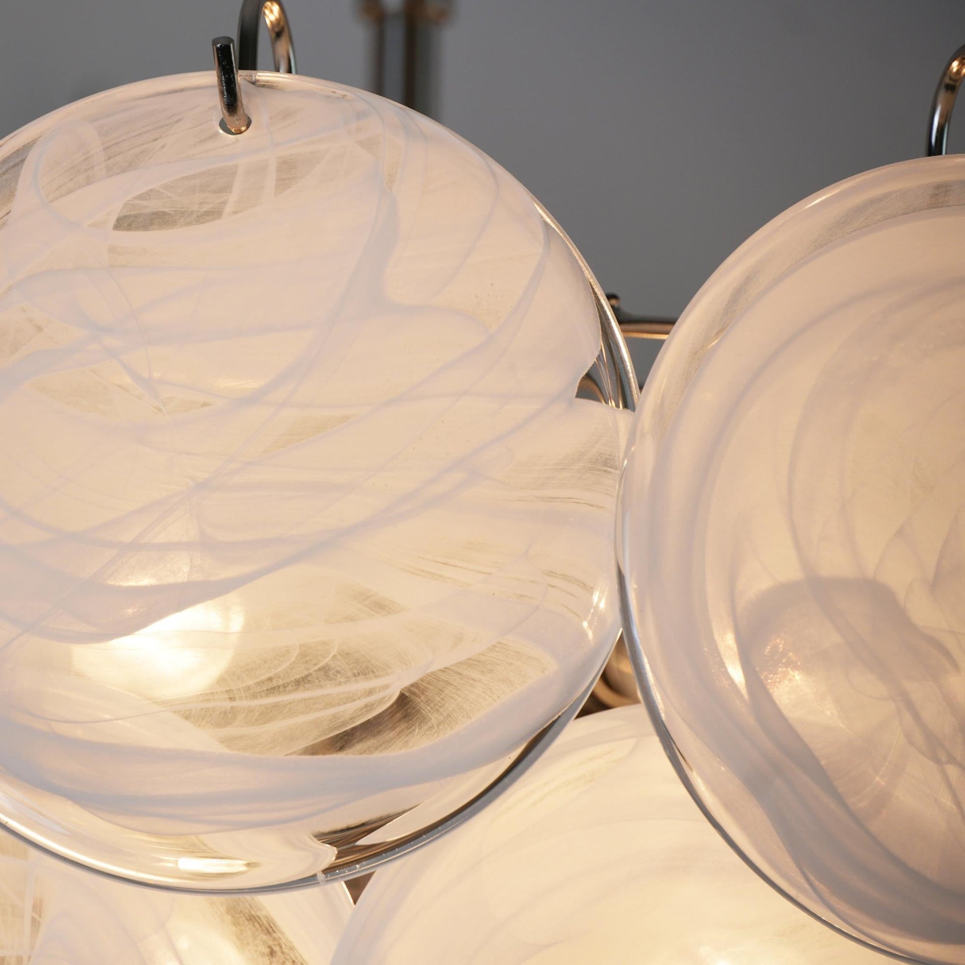 Noctis Premium Elegance Murano Glass Chandelier - Lamp Copper