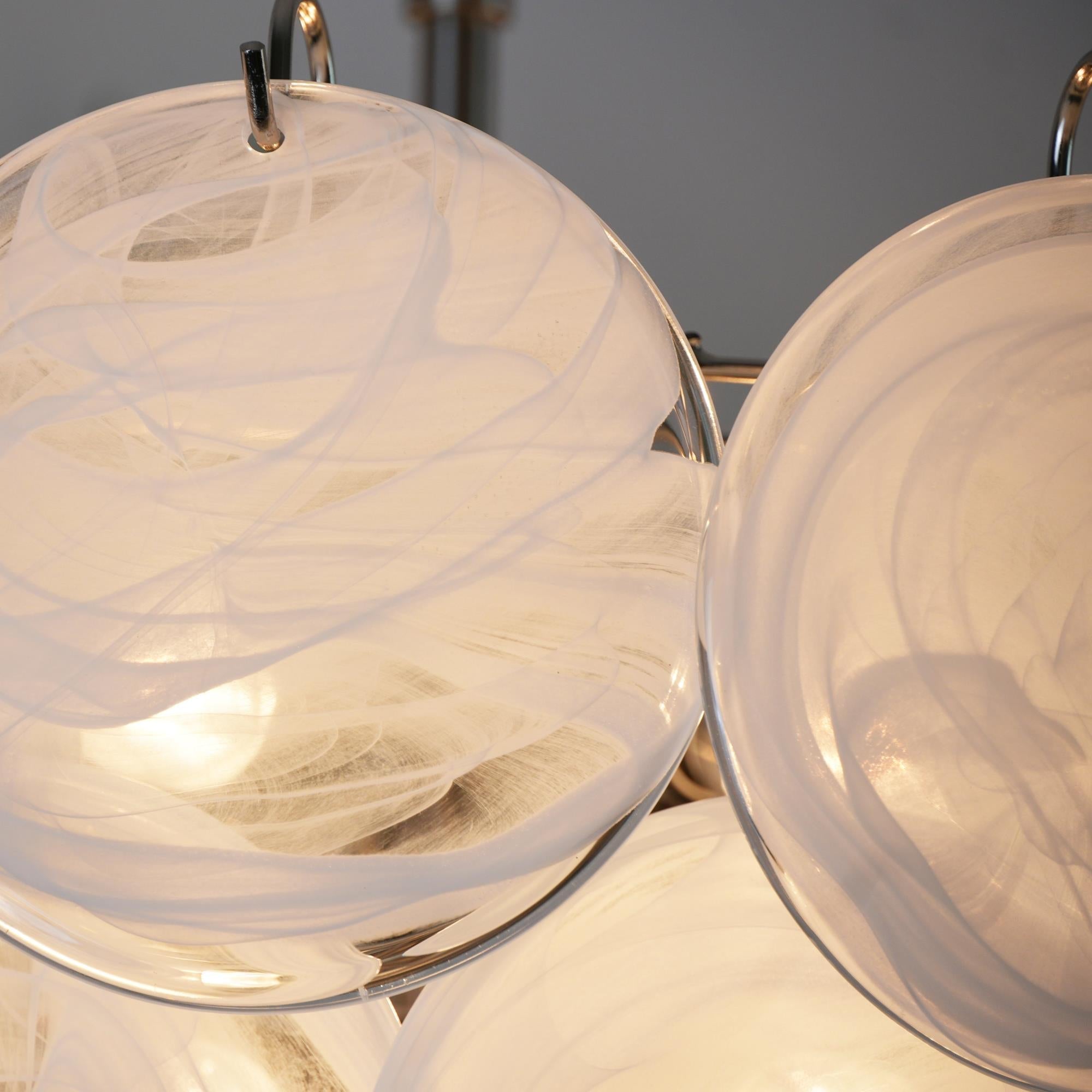 Noctis Premium Elegance Murano Glass Chandelier - Lamp Copper