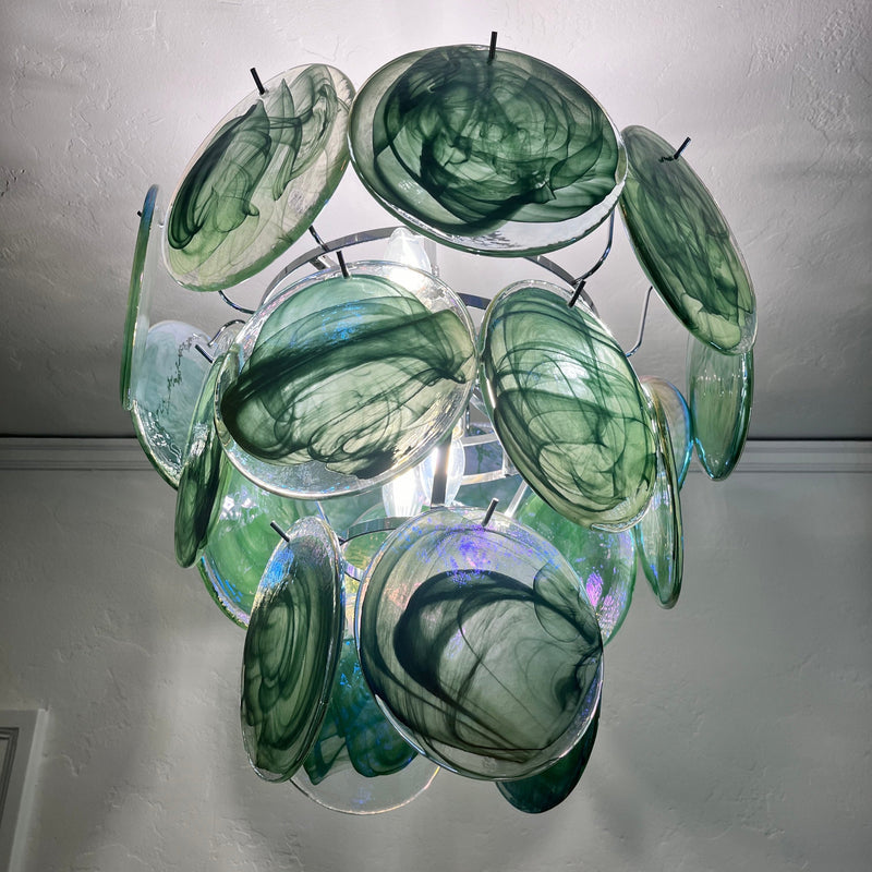 Noctis Premium Elegance Murano Glass Chandelier - Lamp Copper