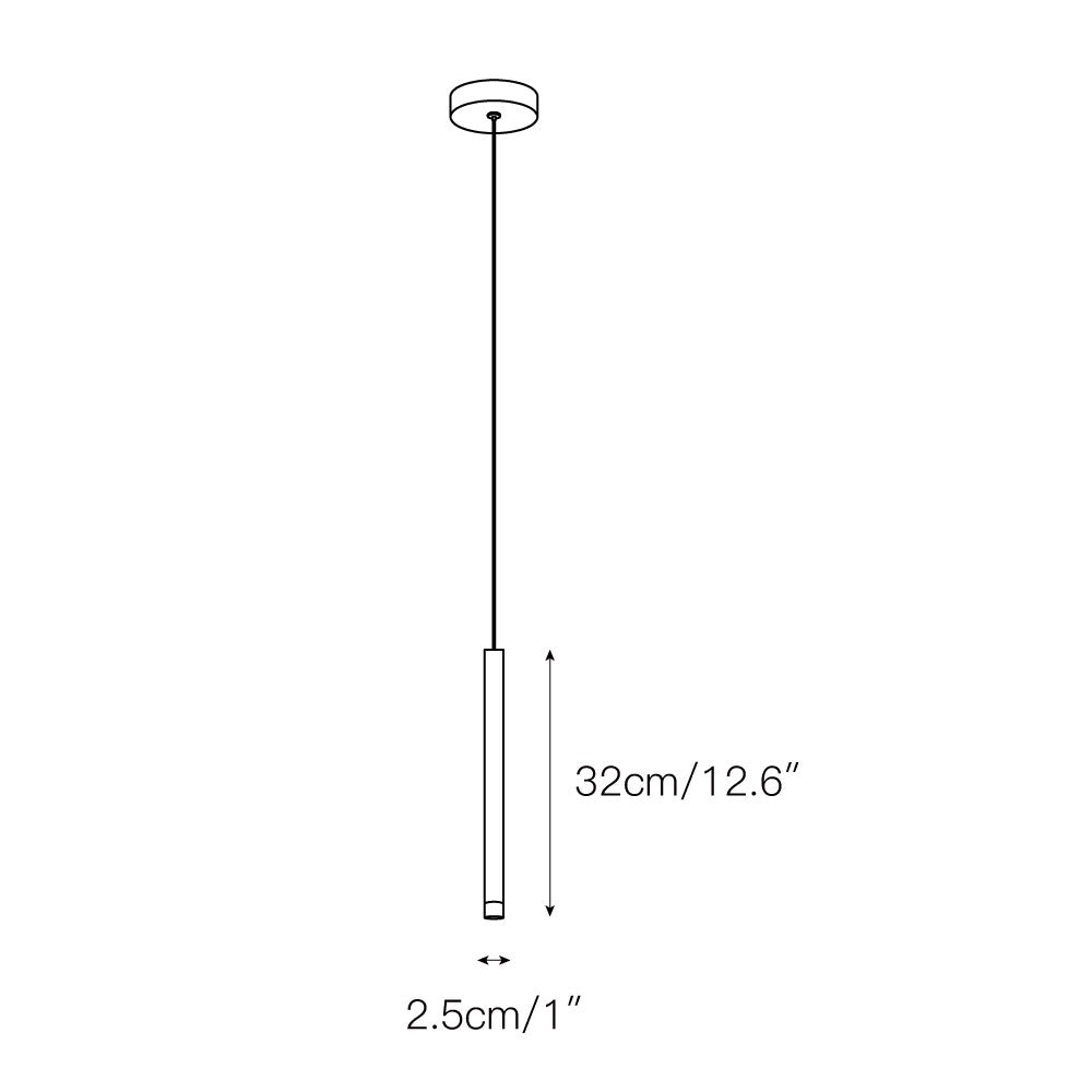 Quint Modern Minimalist Brass Acrylic Chandelier - Lamp Copper