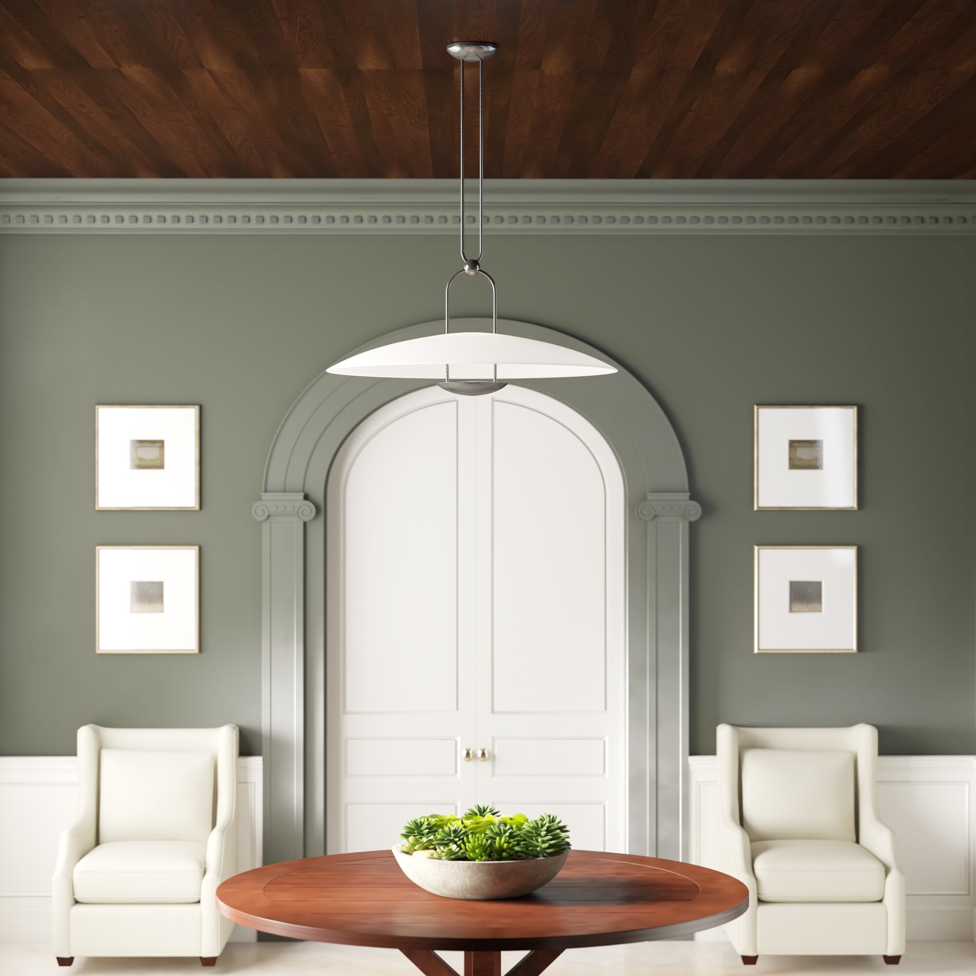 Cara Modern Minimalist Brass Metal Pendant Lamp - Lamp Copper