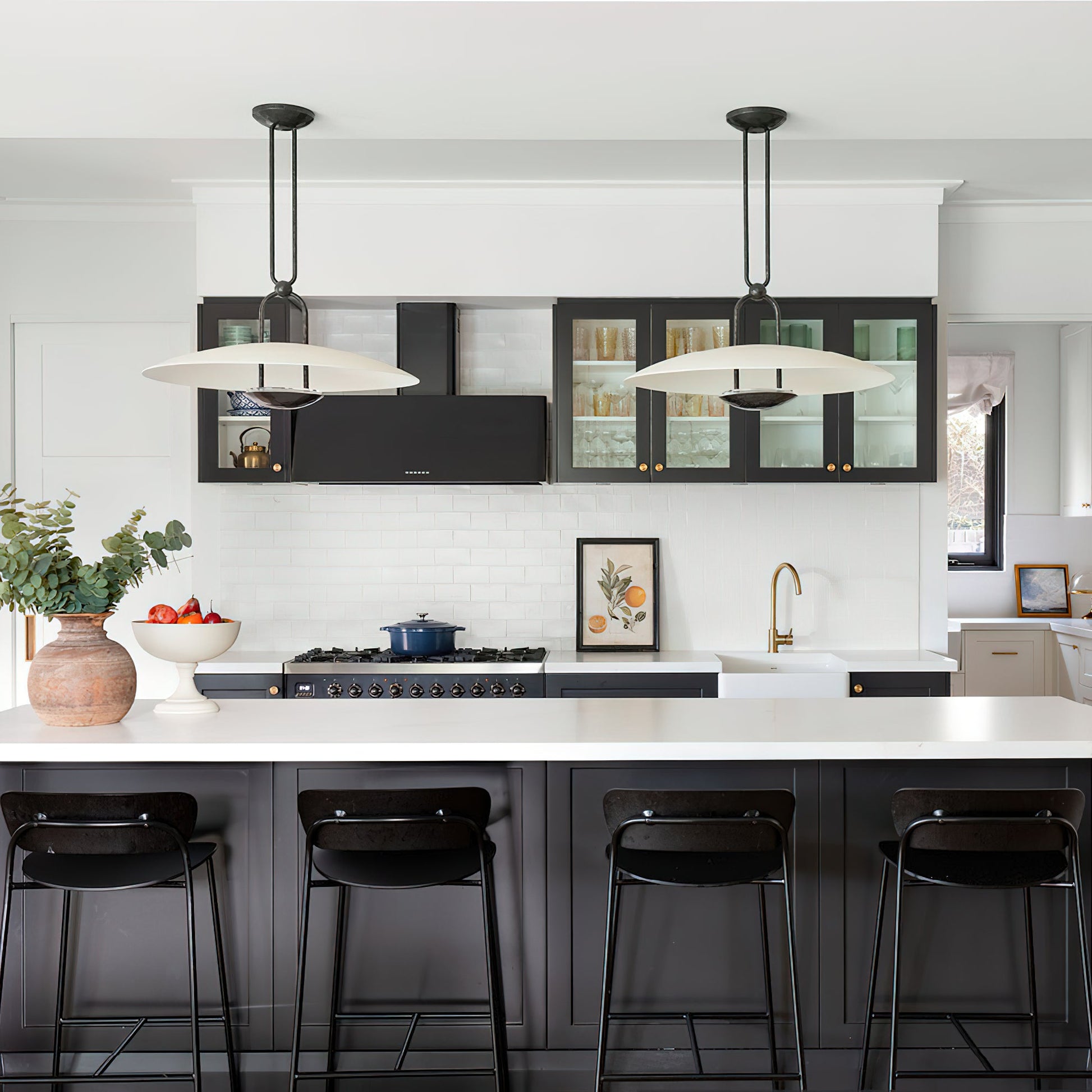 Cara Modern Minimalist Brass Metal Pendant Lamp - Lamp Copper
