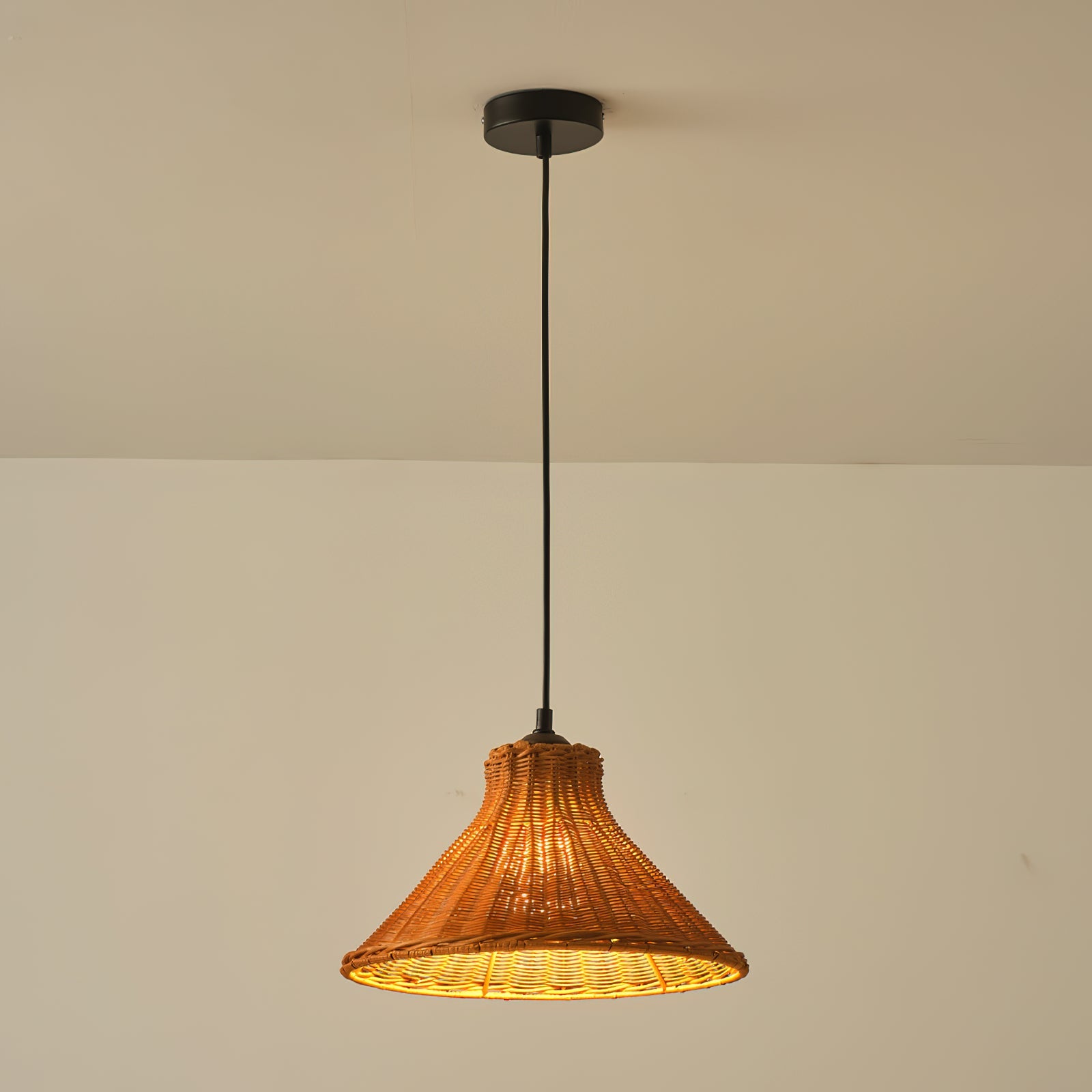 Vamirel Modern Minimalist Natural Rattan Pendant Lamp - Lamp Copper