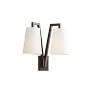 Ivmarel Vintage Industrial Double Brass Fabric Wall Lamp - Lamp Copper