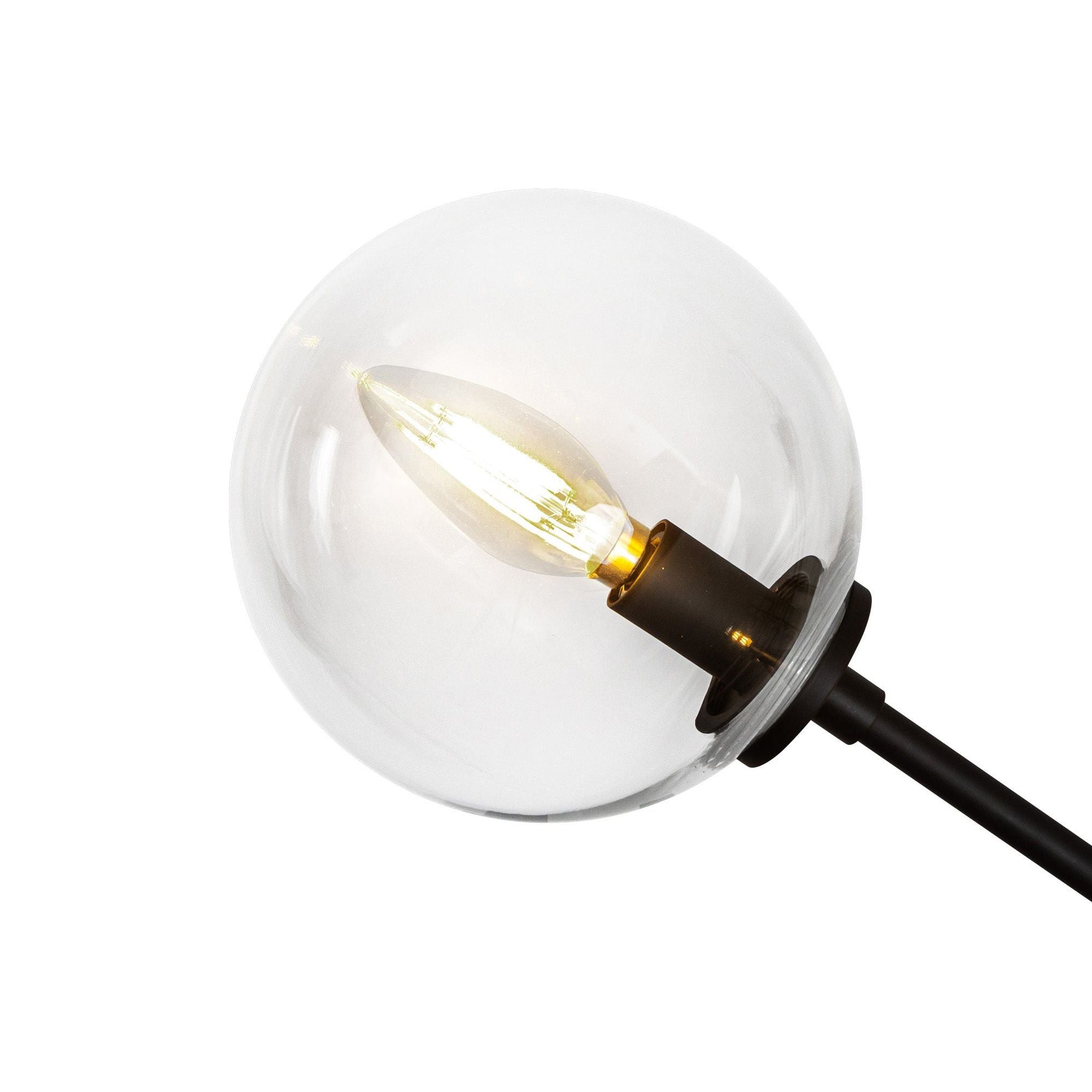 Glint Linear Mid-century Metal Glass Pendant Lamp - Lamp Copper
