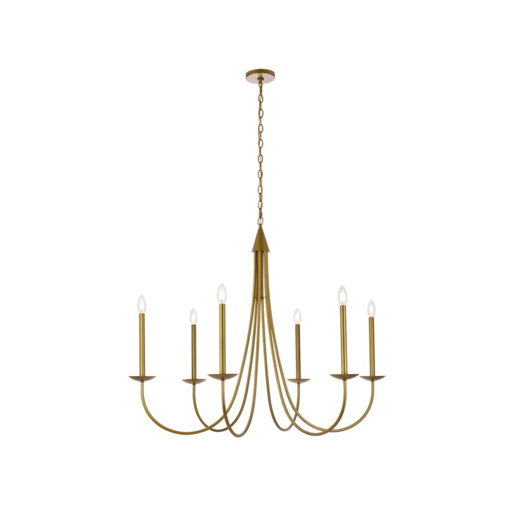 Nectar Vintage Industrial Brass Metal Chandelier - Lamp Copper