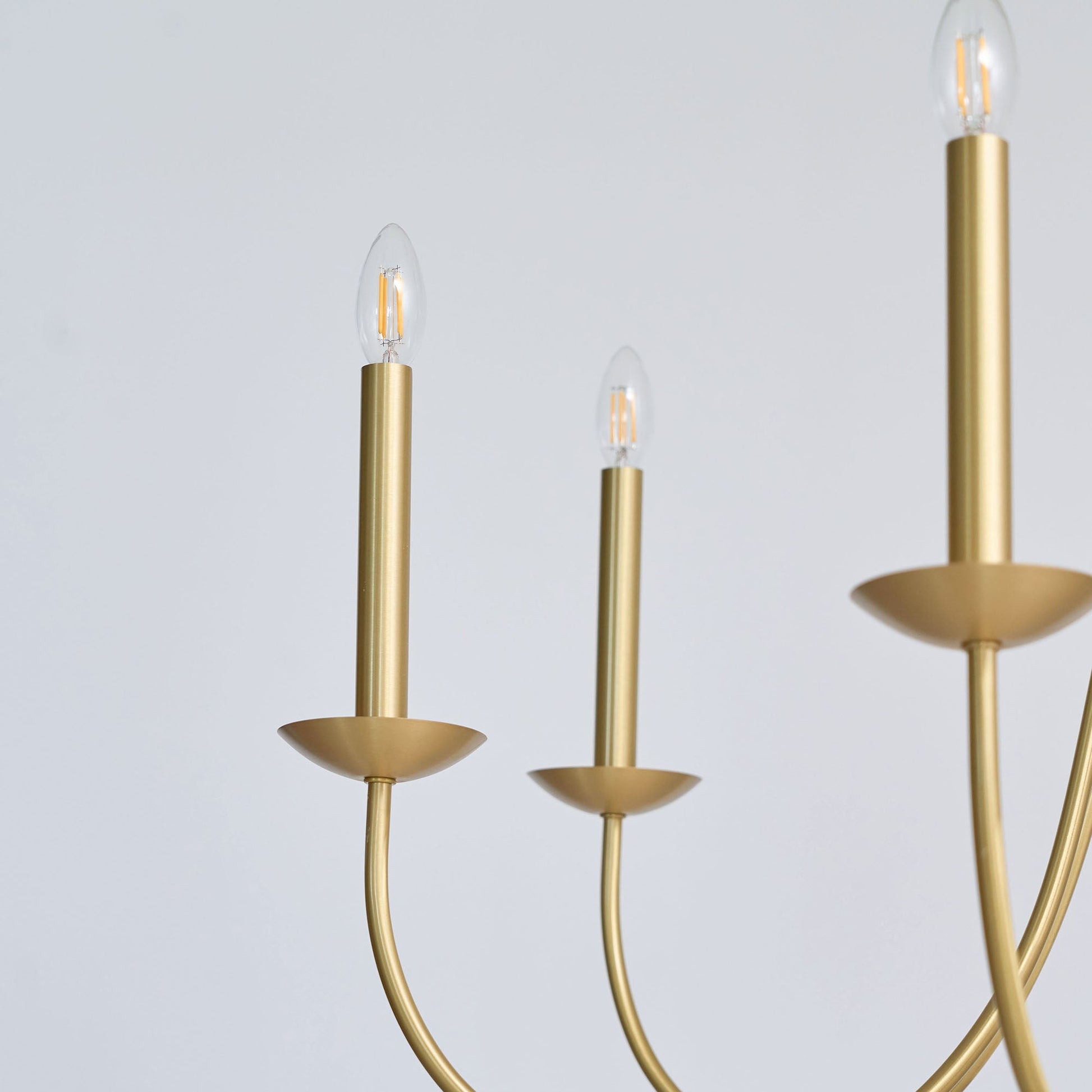 Nectar Vintage Industrial Brass Metal Chandelier - Lamp Copper
