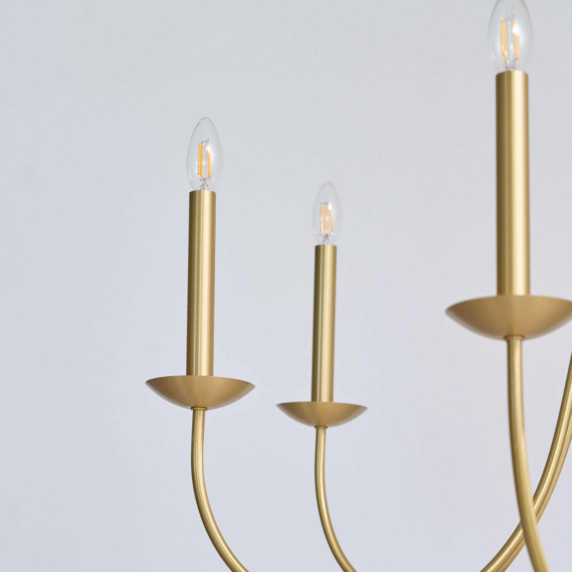 Nectar Vintage Industrial Brass Metal Chandelier - Lamp Copper