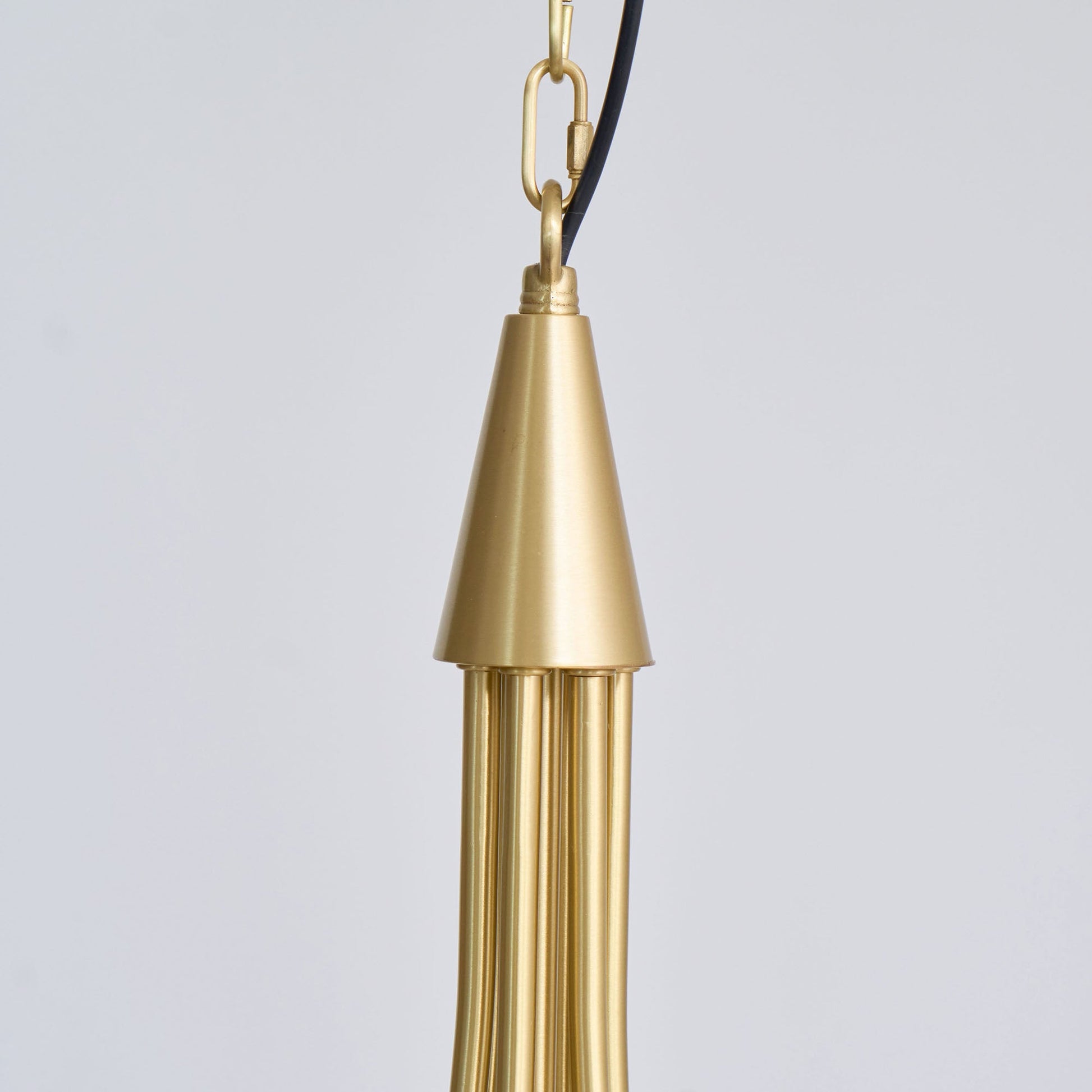 Nectar Vintage Industrial Brass Metal Chandelier - Lamp Copper