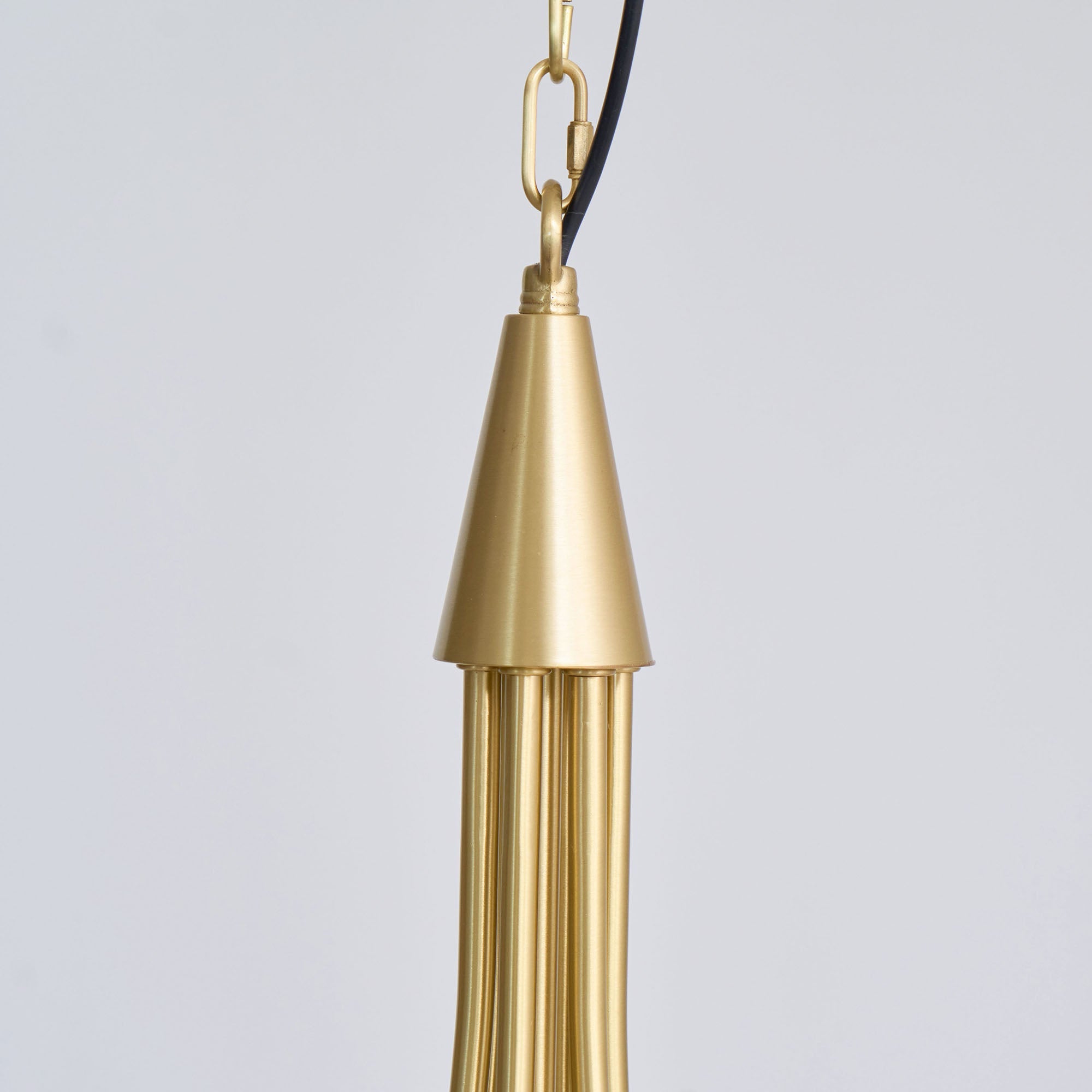 Nectar Vintage Industrial Brass Metal Chandelier - Lamp Copper