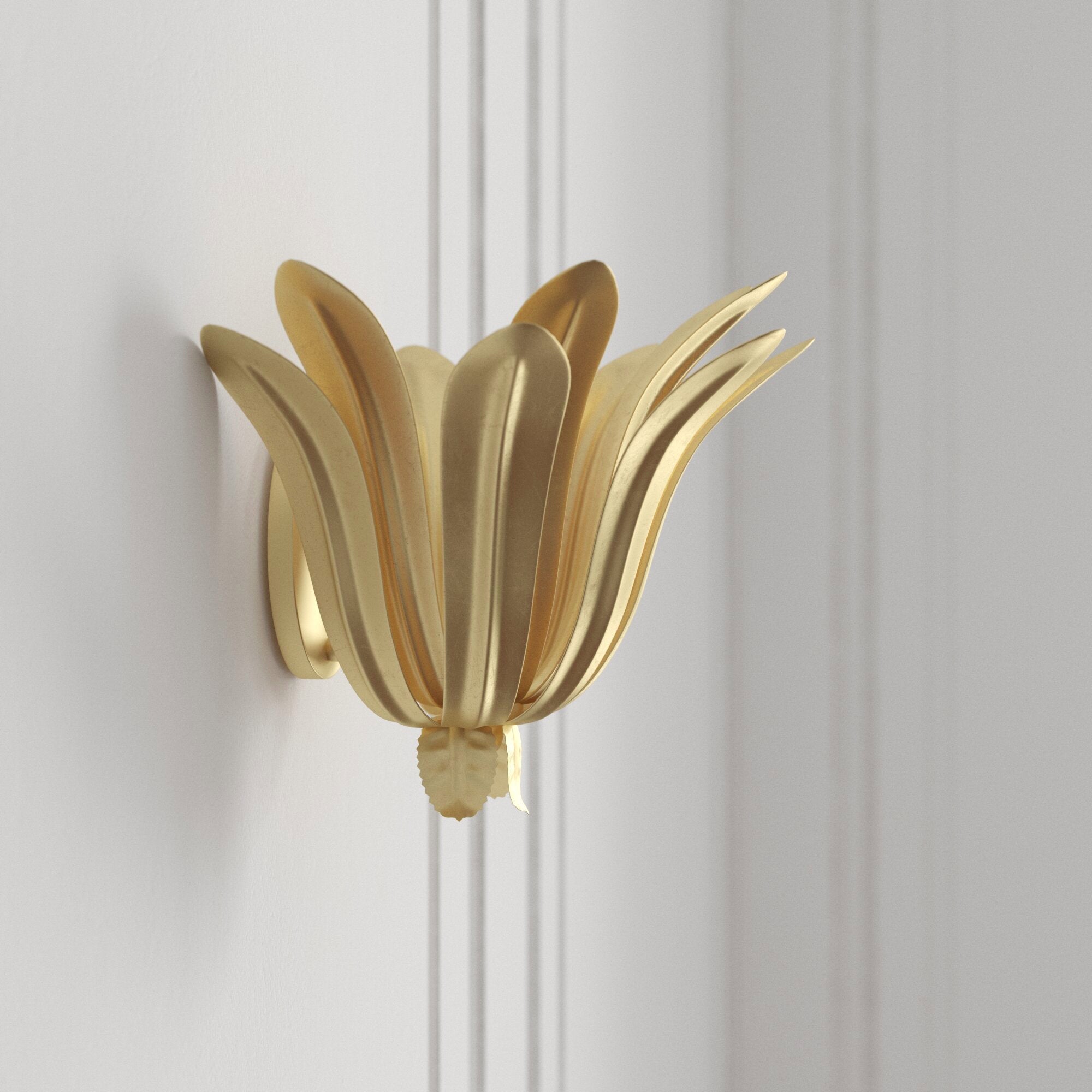 Basis Individual Creativity Brass Metal Wall Lamp - Lamp Copper