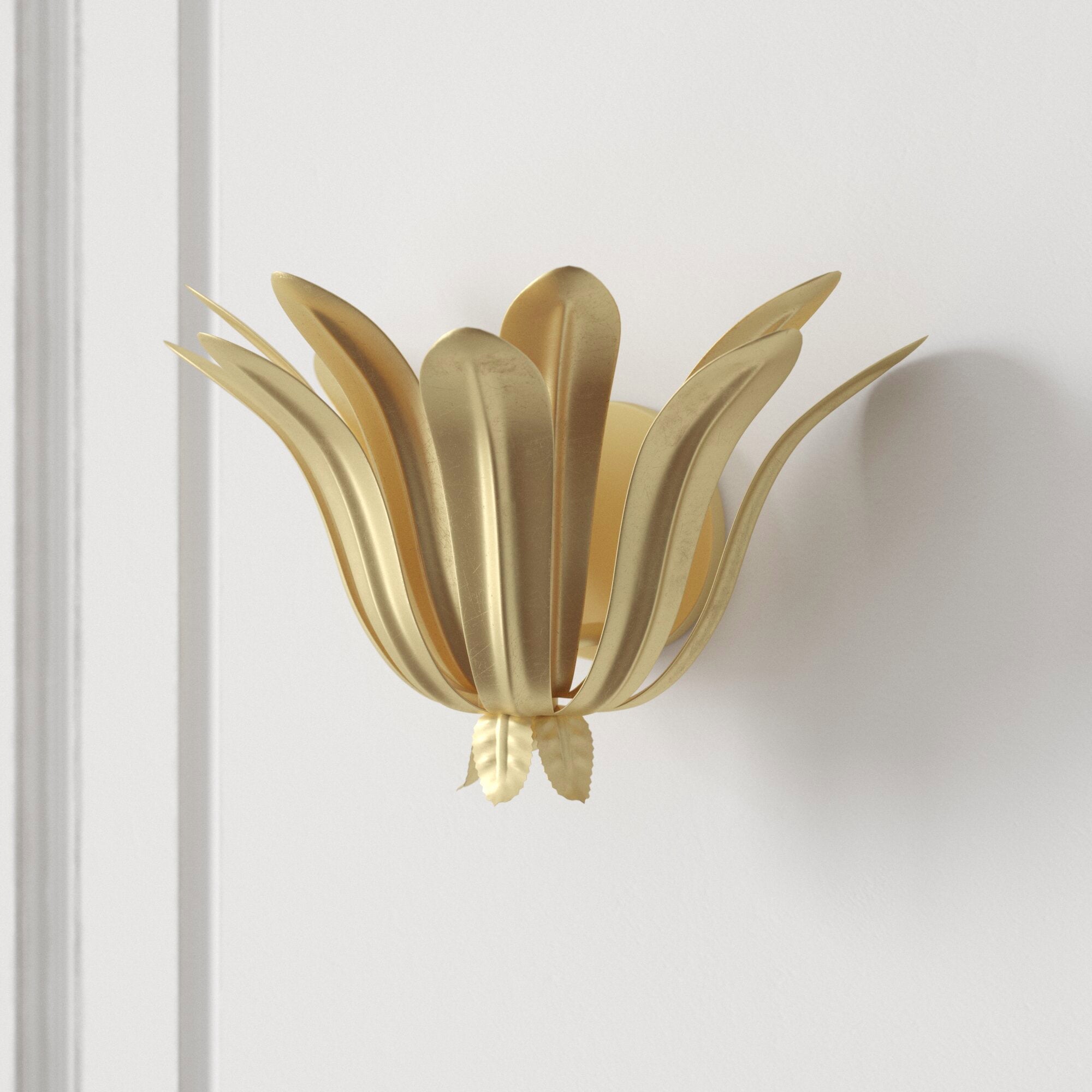 Basis Individual Creativity Brass Metal Wall Lamp - Lamp Copper