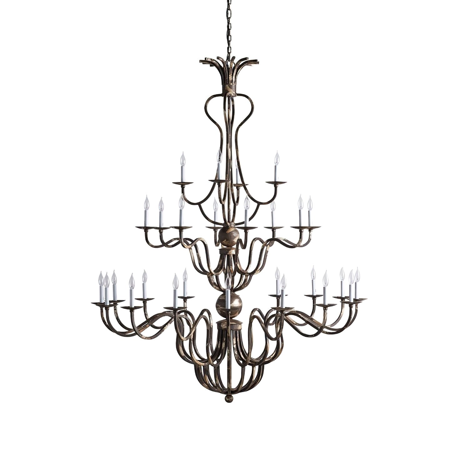 Bolt Vintage Industrial Luxury Bronze Metal Chandelier - Lamp Copper