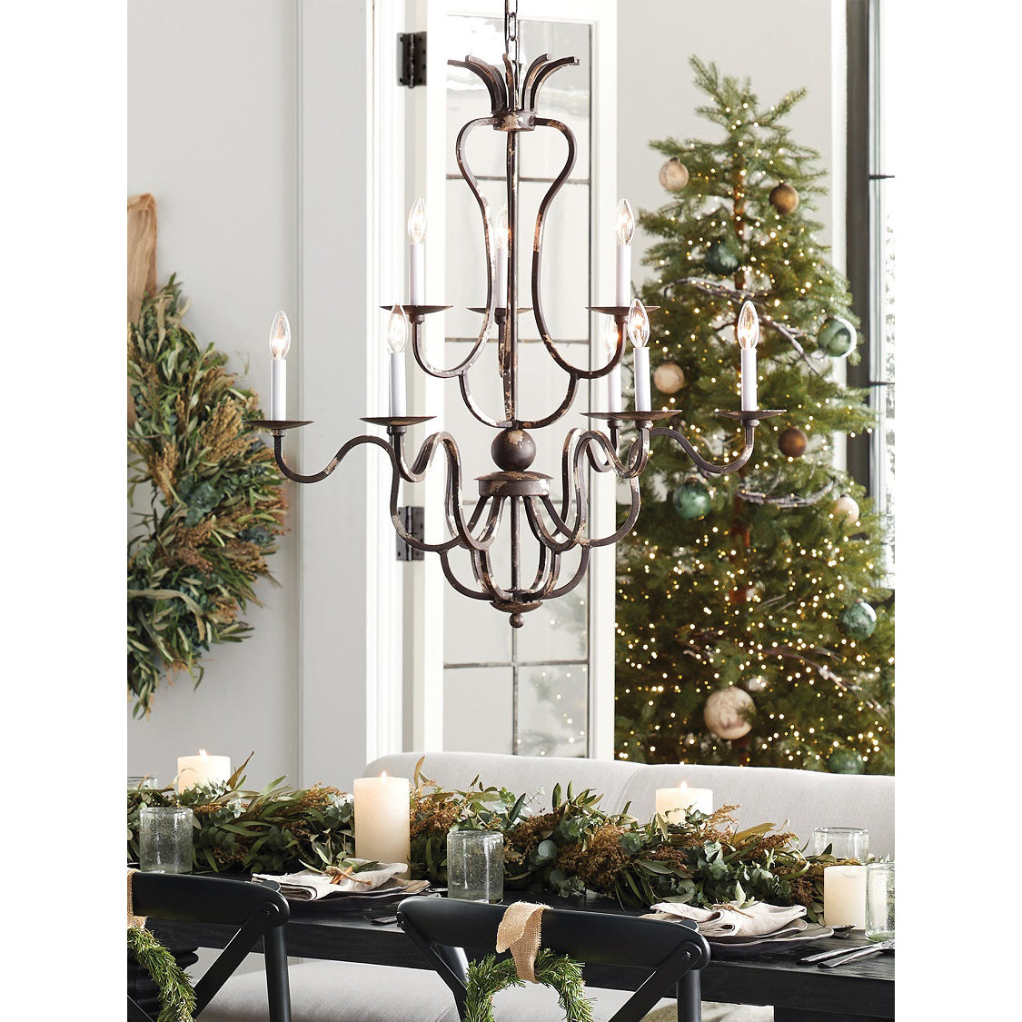 Bolt Vintage Industrial Luxury Bronze Metal Chandelier - Lamp Copper