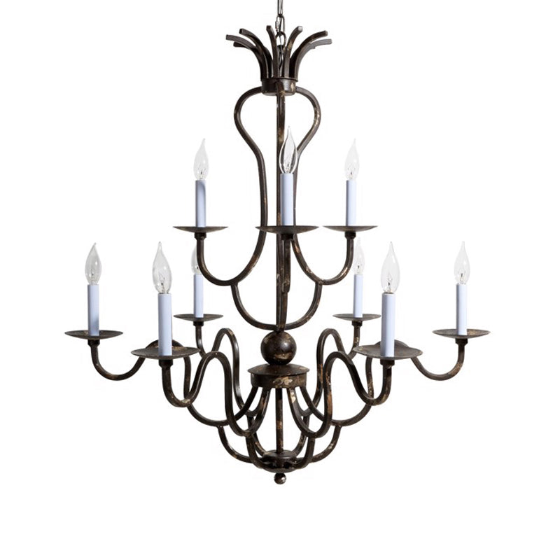 Bolt Vintage Industrial Luxury Bronze Metal Chandelier - Lamp Copper