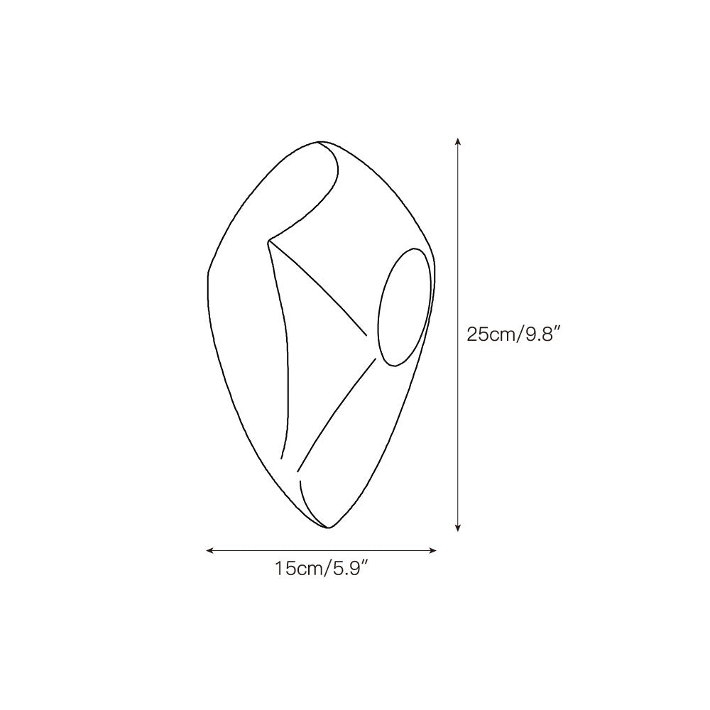 Claro Individual Creativity Hollow Cement Wall Lamp - Lamp Copper