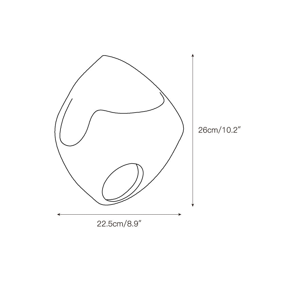 Claro Individual Creativity Hollow Cement Wall Lamp - Lamp Copper