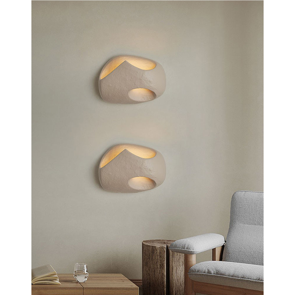 Claro Individual Creativity Hollow Cement Wall Lamp - Lamp Copper