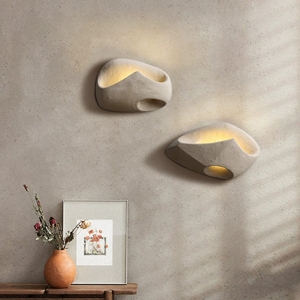Claro Individual Creativity Hollow Cement Wall Lamp - Lamp Copper