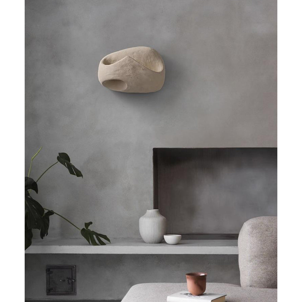 Claro Individual Creativity Hollow Cement Wall Lamp - Lamp Copper