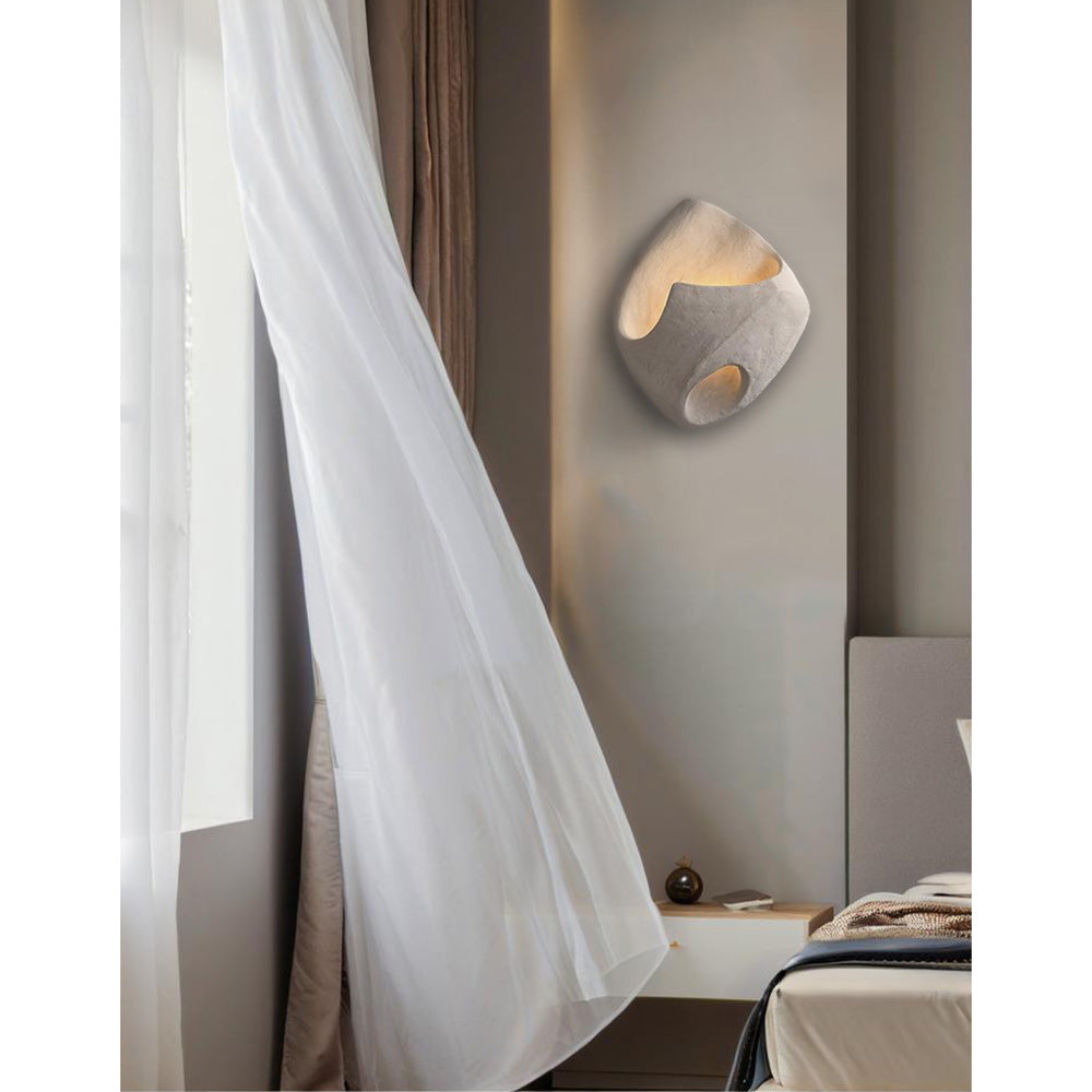 Claro Individual Creativity Hollow Cement Wall Lamp - Lamp Copper