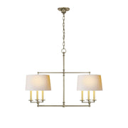 Inlay Classic Art Vintage Brass Fabric Chandelier - Lamp Copper