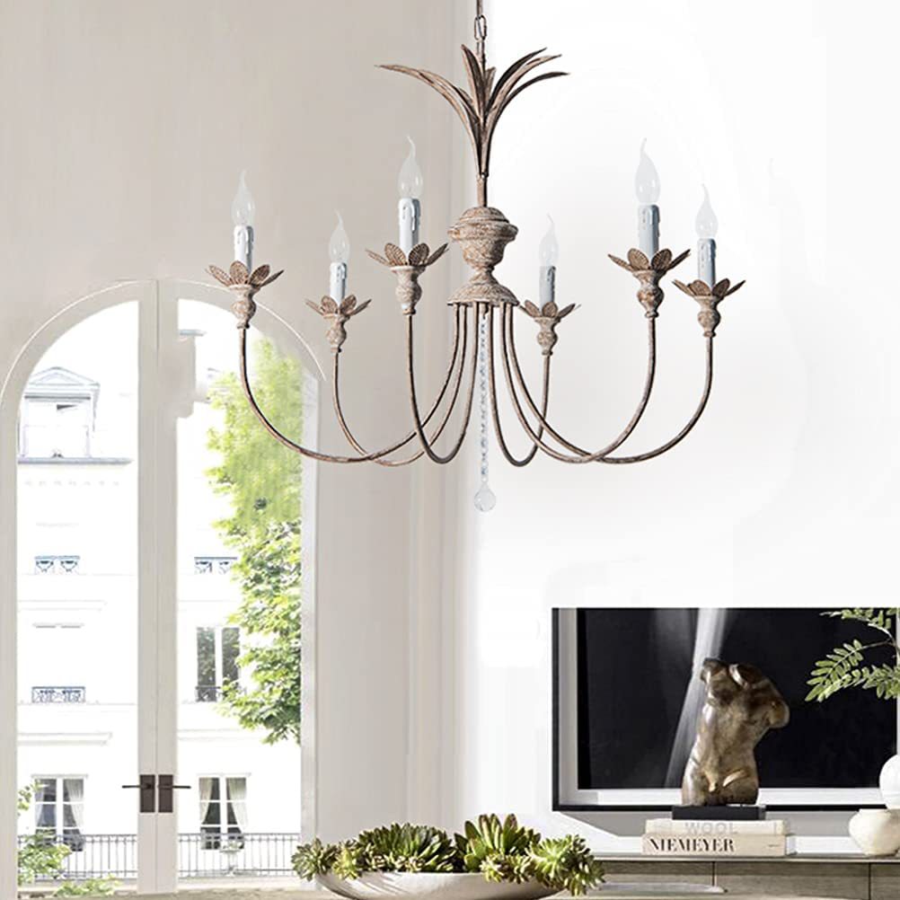 Jive Vintage Industrial Classic Metal Chandelier - Lamp Copper