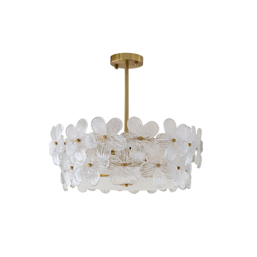 Kite Postmodern Luxury Art Unique Metal Glass Chandelier - Lamp Copper