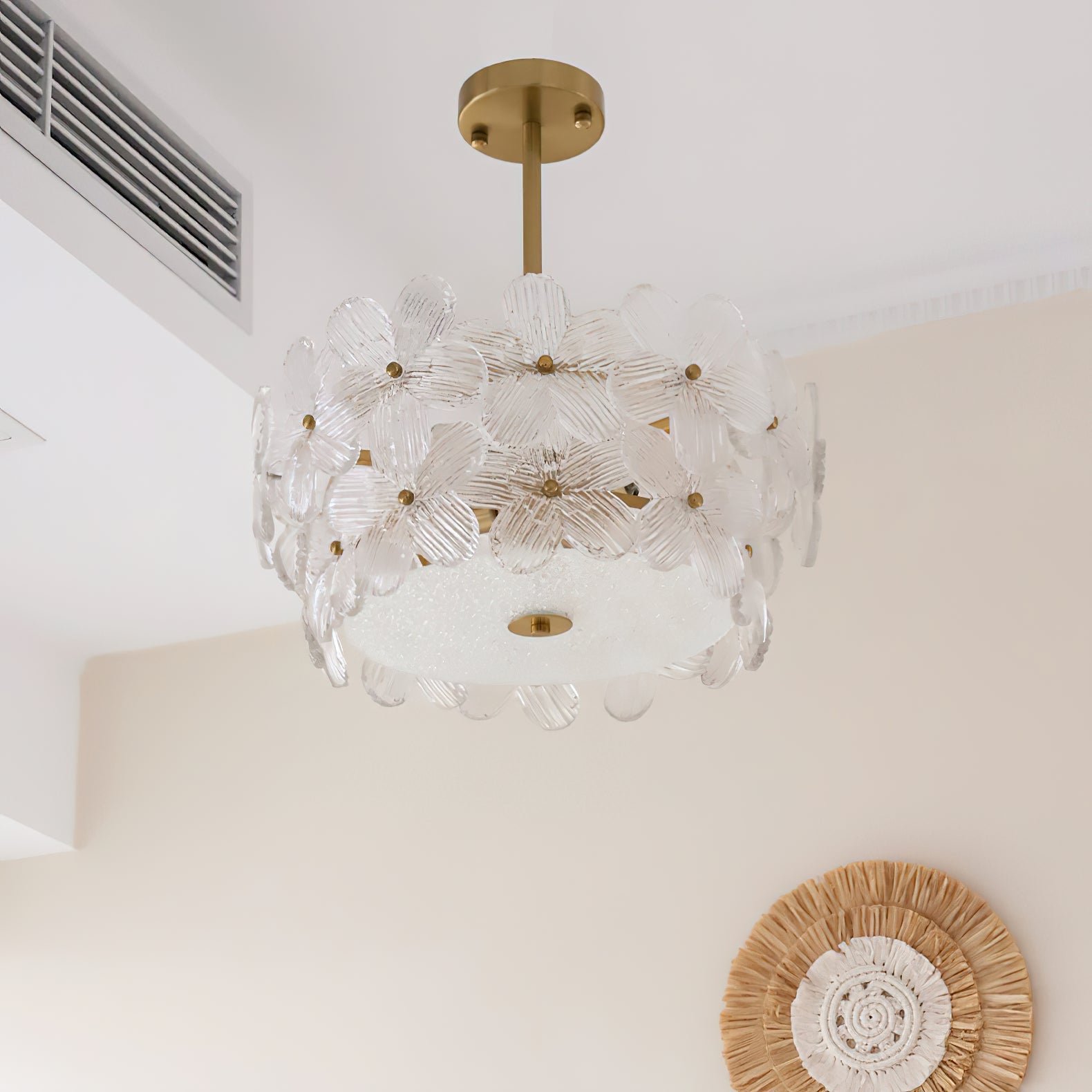 Kite Postmodern Luxury Art Unique Metal Glass Chandelier - Lamp Copper
