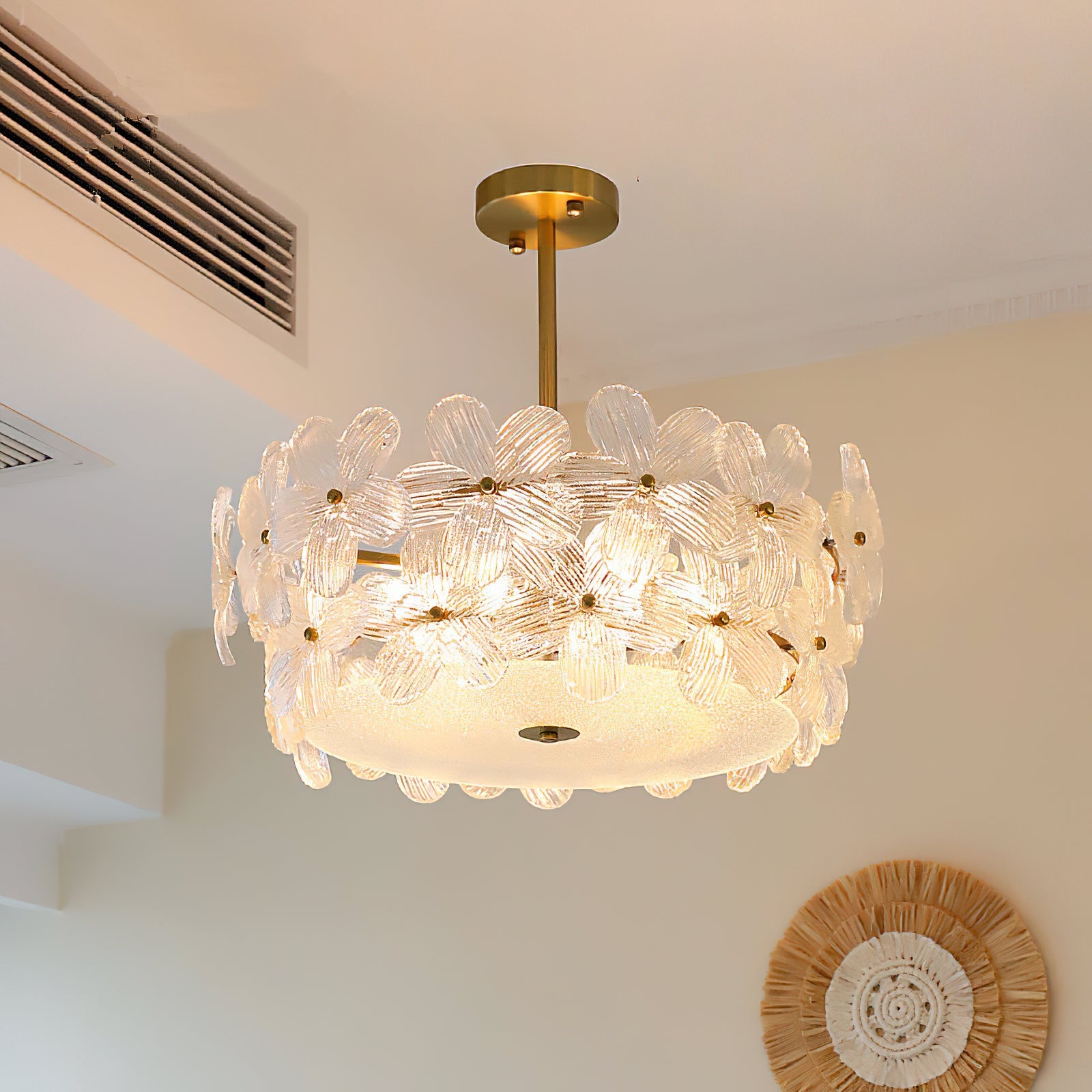 Kite Postmodern Luxury Art Unique Metal Glass Chandelier - Lamp Copper