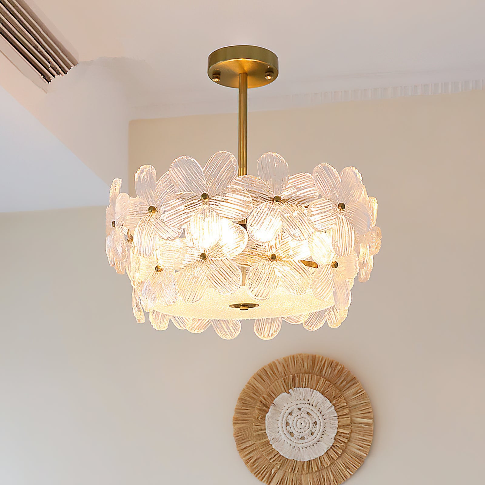Kite Postmodern Luxury Art Unique Metal Glass Chandelier - Lamp Copper