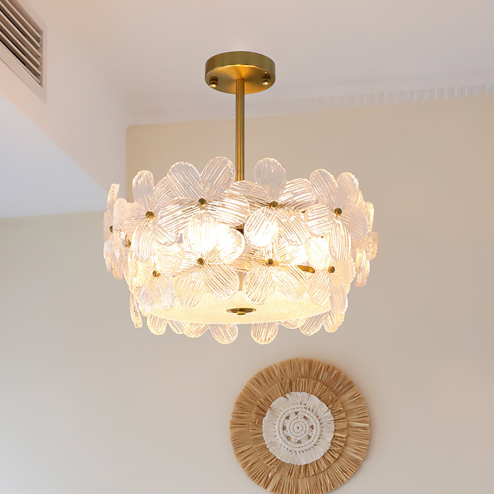 Kite Postmodern Luxury Art Unique Metal Glass Chandelier - Lamp Copper