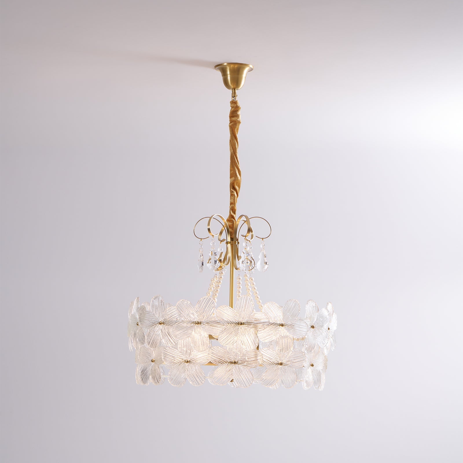 Kite Postmodern Luxury Art Unique Metal Glass Chandelier - Lamp Copper