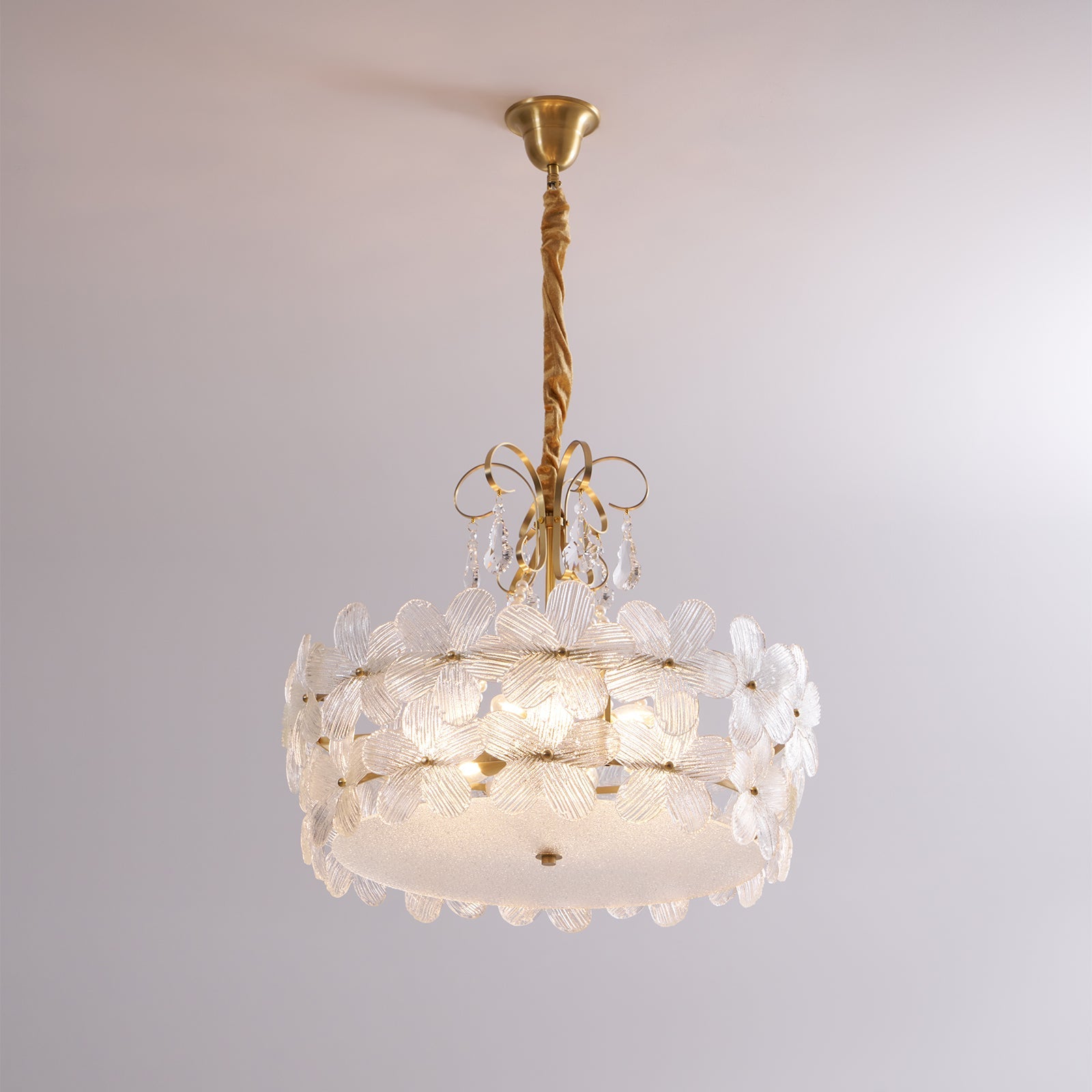 Kite Postmodern Luxury Art Unique Metal Glass Chandelier - Lamp Copper