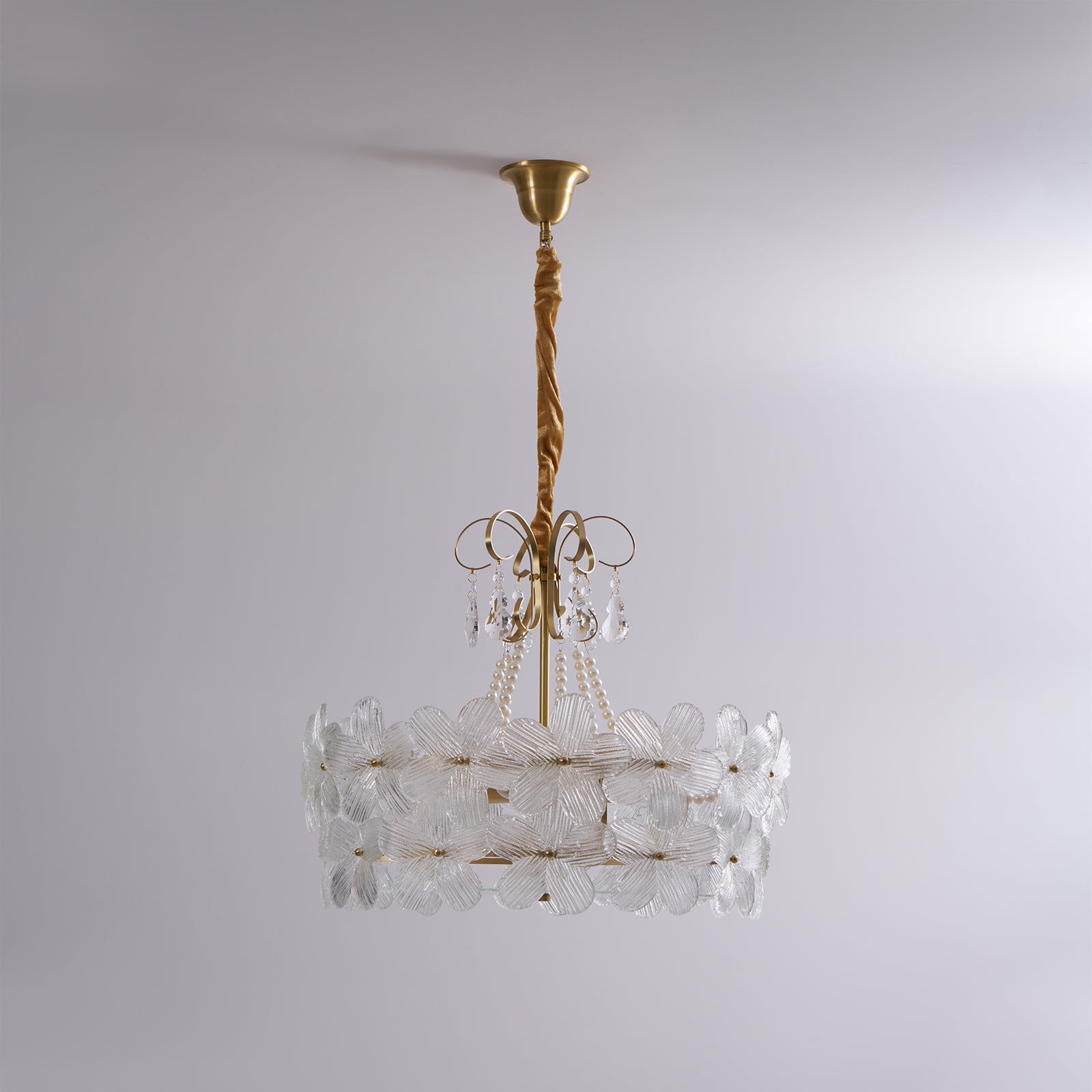 Kite Postmodern Luxury Art Unique Metal Glass Chandelier - Lamp Copper