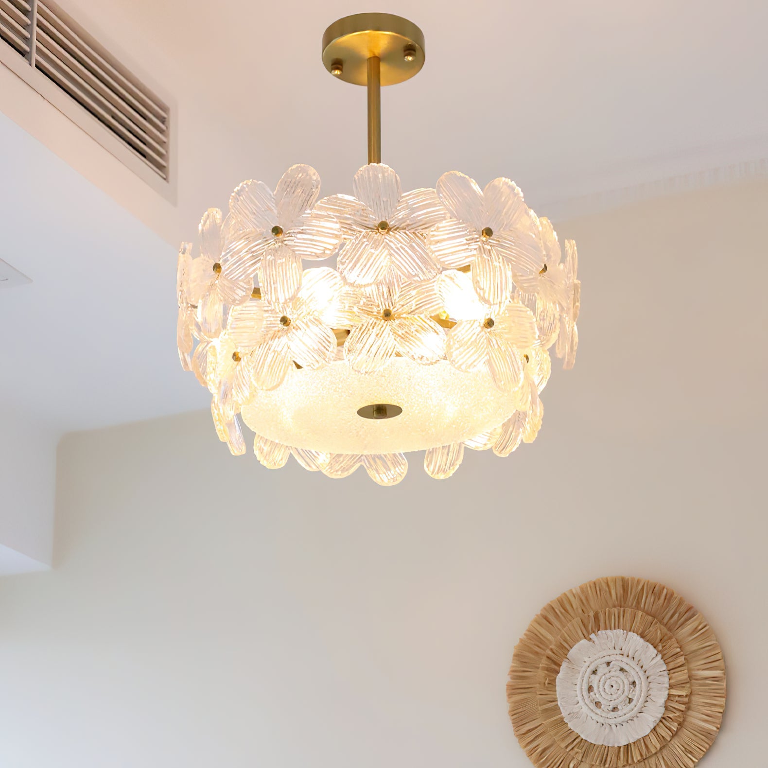 Kite Postmodern Luxury Art Unique Metal Glass Chandelier - Lamp Copper