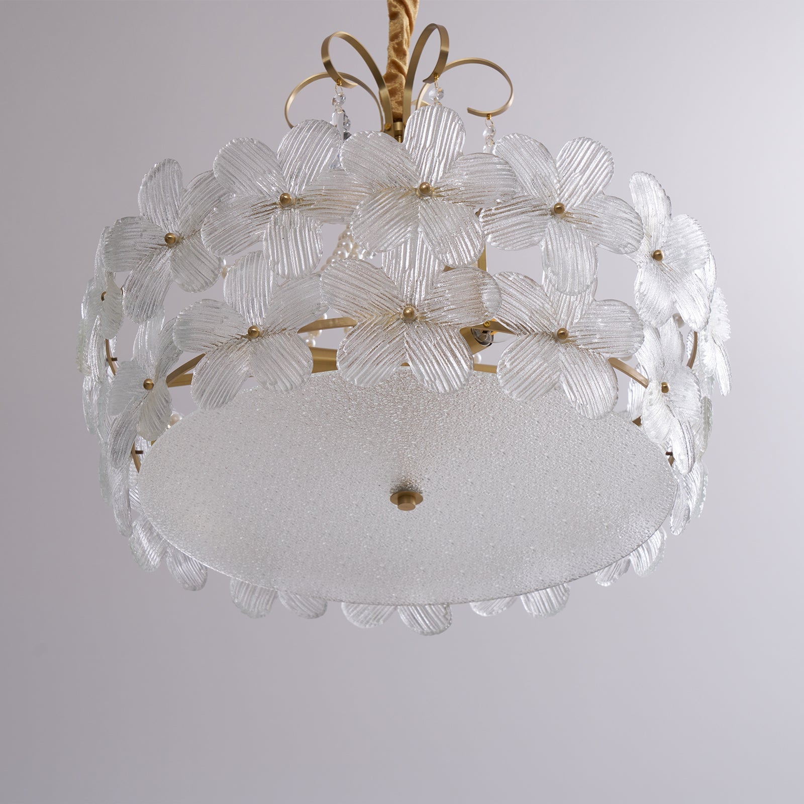 Kite Postmodern Luxury Art Unique Metal Glass Chandelier - Lamp Copper