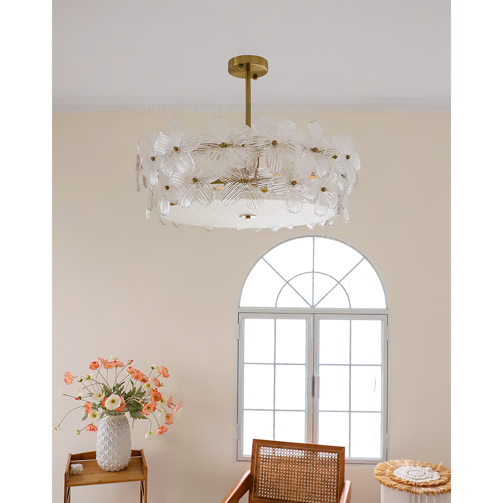 Kite Postmodern Luxury Art Unique Metal Glass Chandelier - Lamp Copper