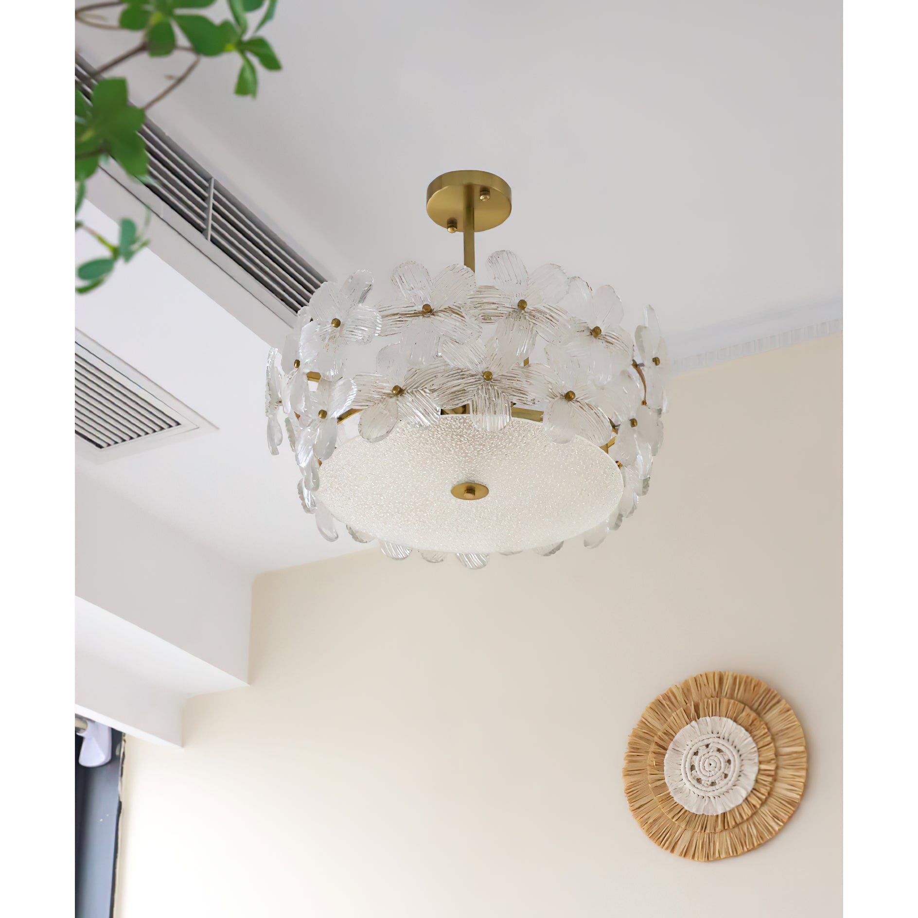 Kite Postmodern Luxury Art Unique Metal Glass Chandelier - Lamp Copper